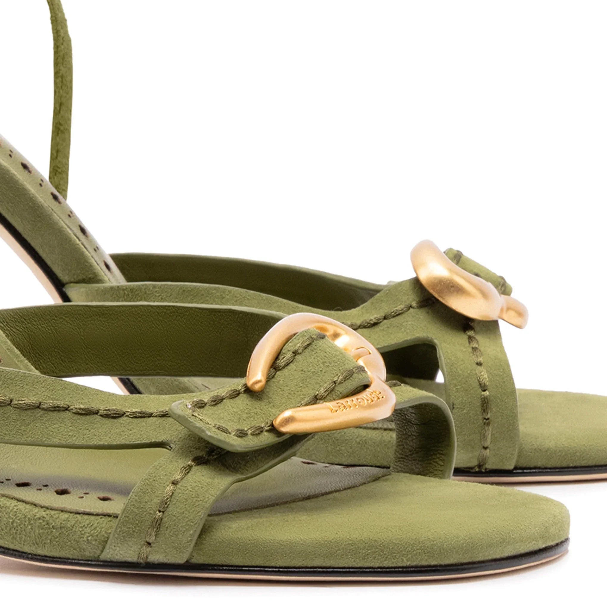 Verona Strappy Sandal for Women - Comfortable Seaweed Suede Summer Sandals | Perfect for Beach, Vacation & Casual Outings
