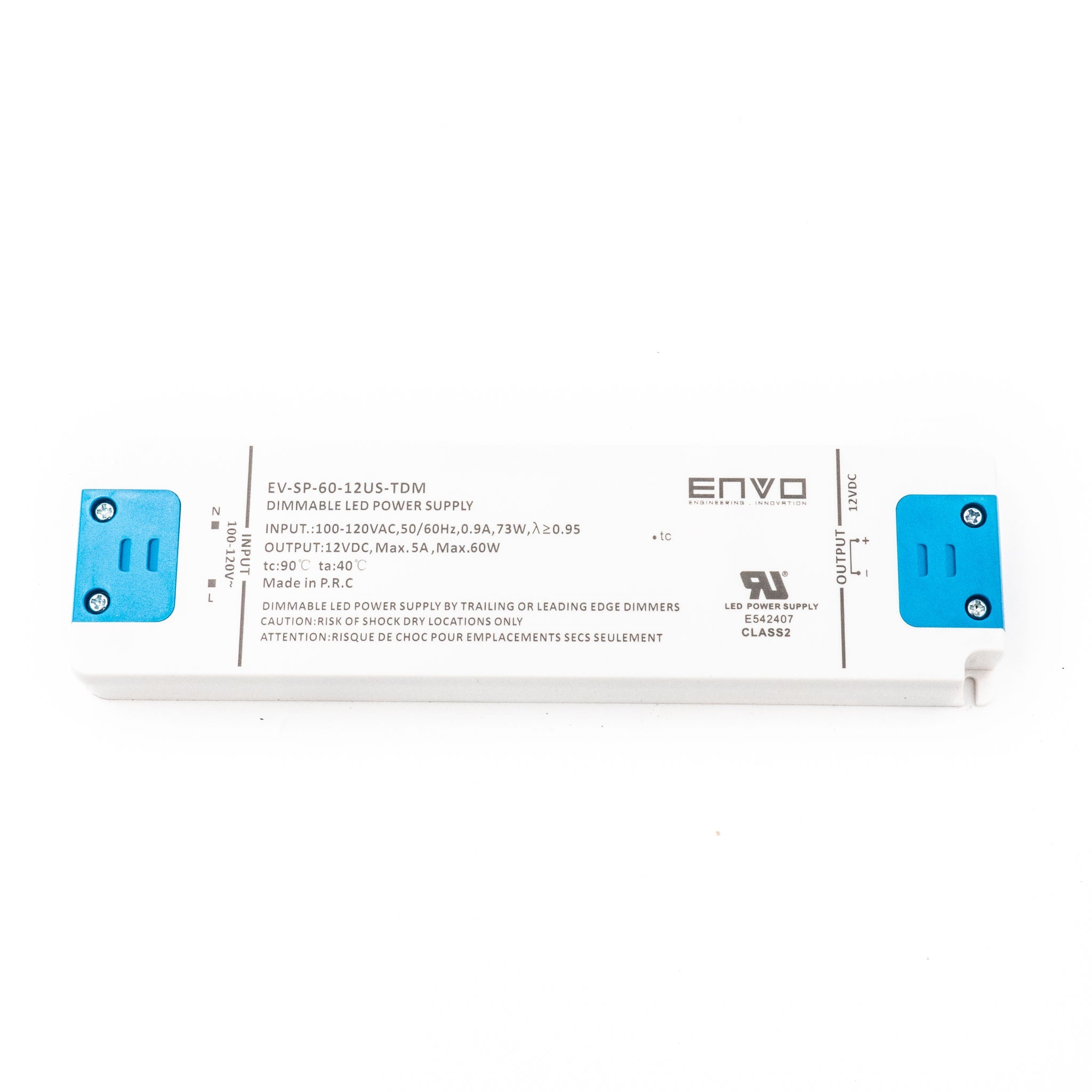 ENVO EV SNPV 40 12 LED Driver 40W 12V Waterproof Power Supply - Perfect for Outdoor LED Strip Lights, Landscape Lighting, and Signage Illumination