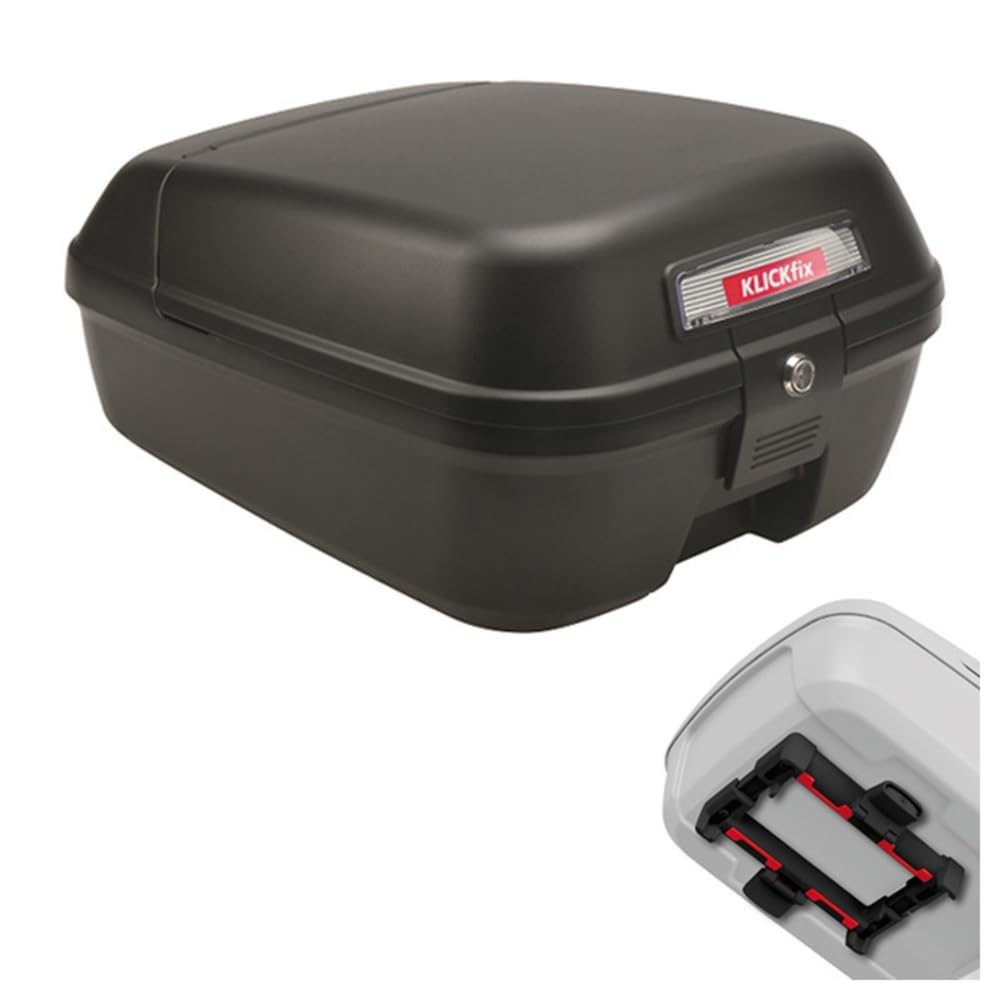 KlickFix City-Box Bike Bag with UniKlip Mounting System - Waterproof Cycling Pannier for Commuting, Urban Riding & Shopping