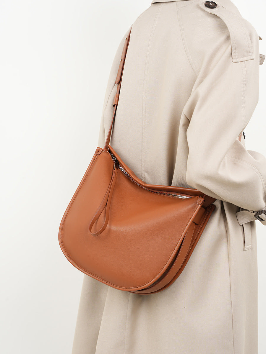 Soft Minimalist Shoulder Bag for Women - Lightweight & Stylish Crossbody Purse - Perfect for Work, Travel & Everyday Use