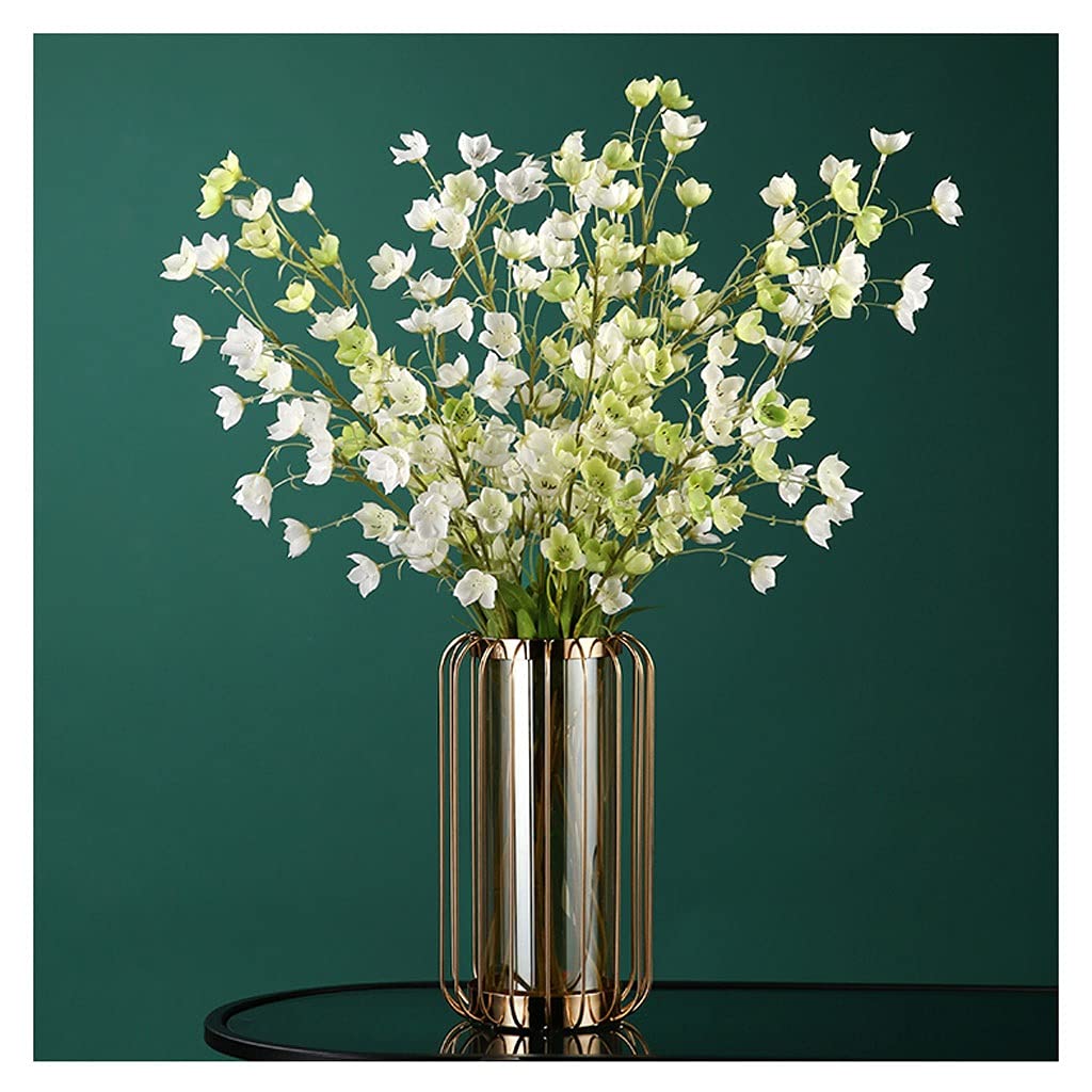 Artificial Lily of The Valley Bouquet - Faux Flower Arrangement for Home Decor, Wedding Photography, TV Cabinet & Desktop Decoration - Realistic Fake Flowers (Color: D) - Perfect for Weddings, Parties, and Home Styling