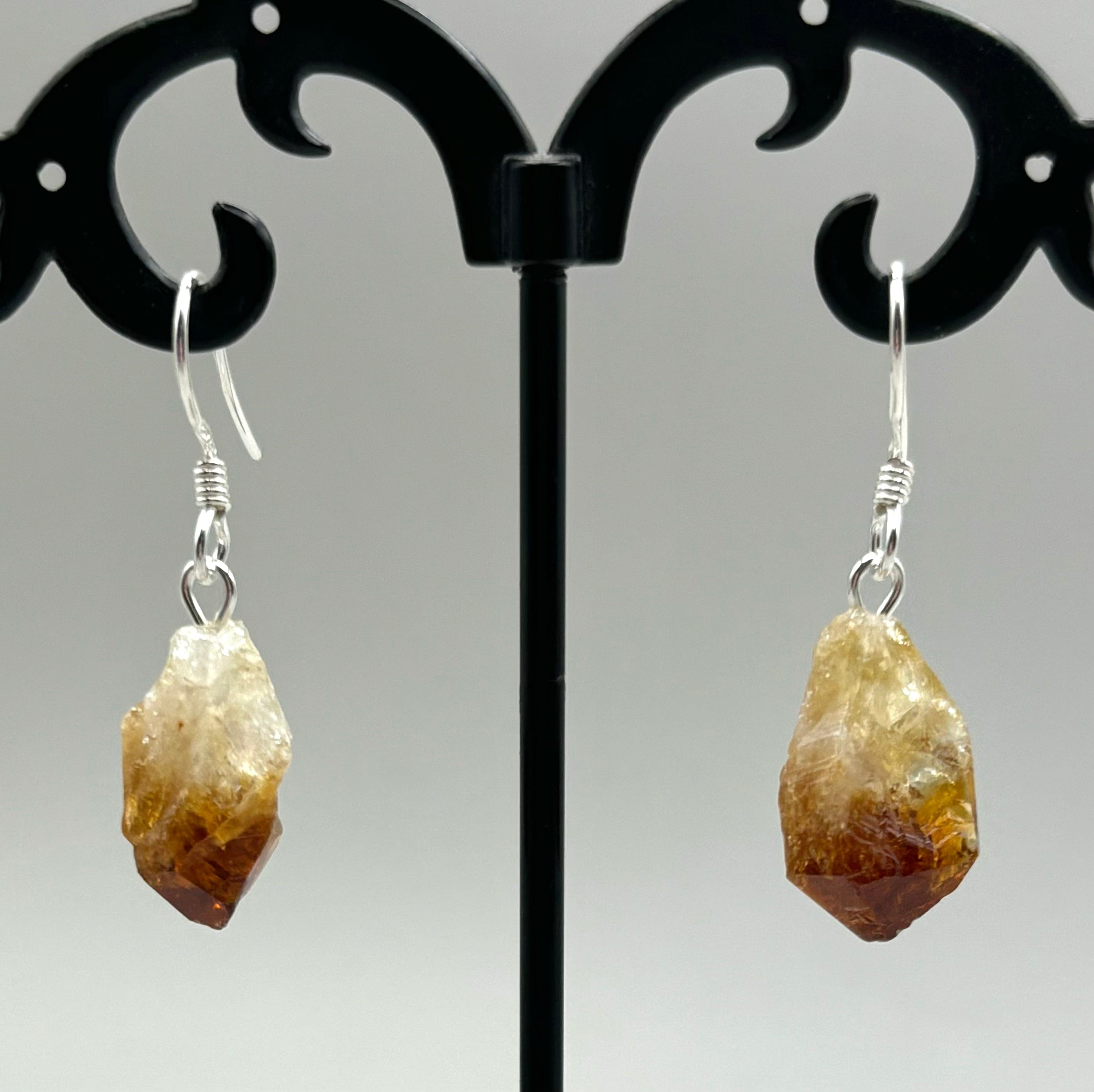 Natural Citrine Gemstone Sterling Silver Earrings for Women - Dainty & Elegant Jewelry Gift for Birthday, Anniversary, or Everyday Wear