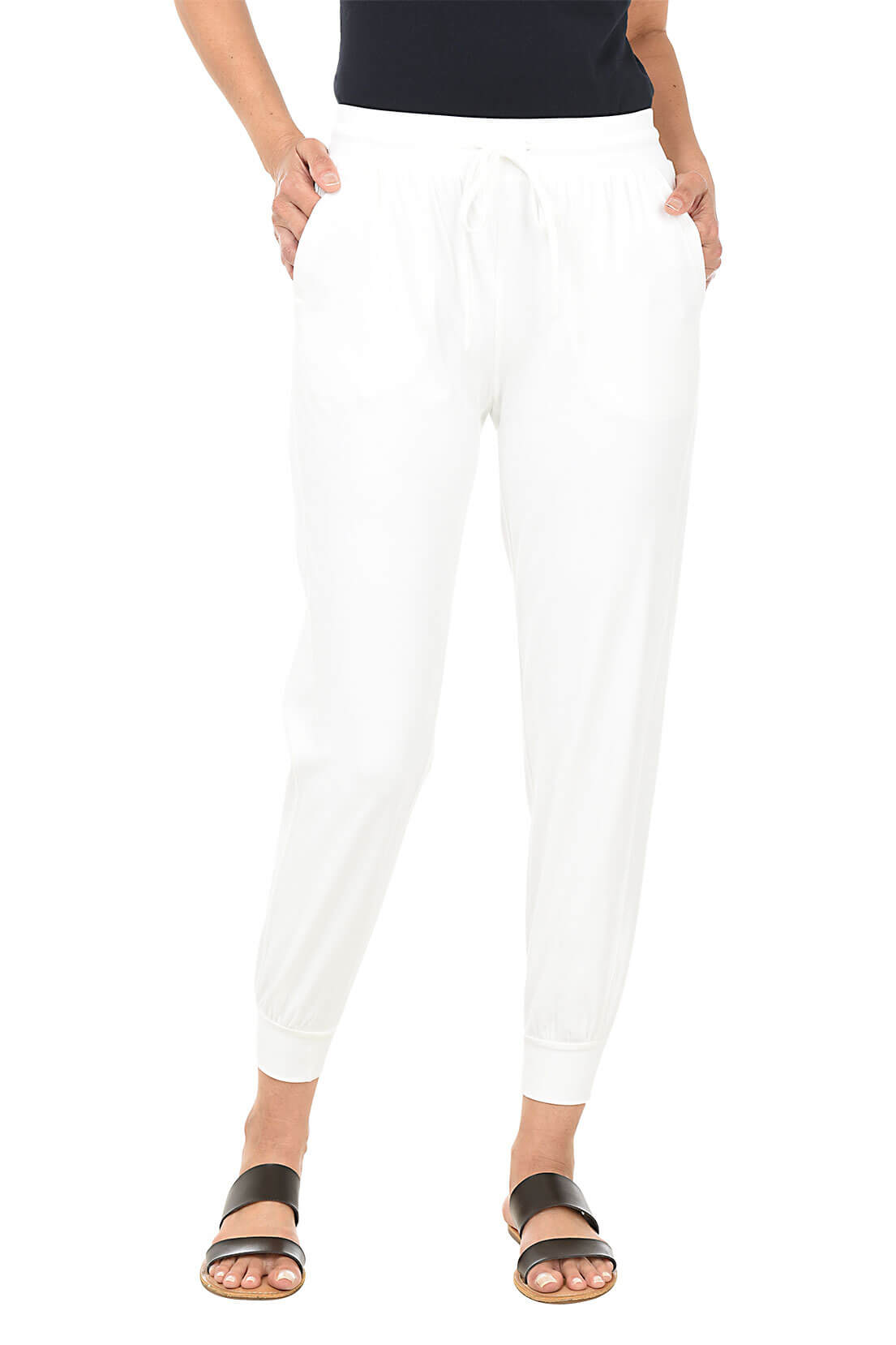 Solid Ankle Length Jogger Pants for Men - Comfortable Workout & Lounge Wear - Perfect for Running, Gym, and Casual Outfits
