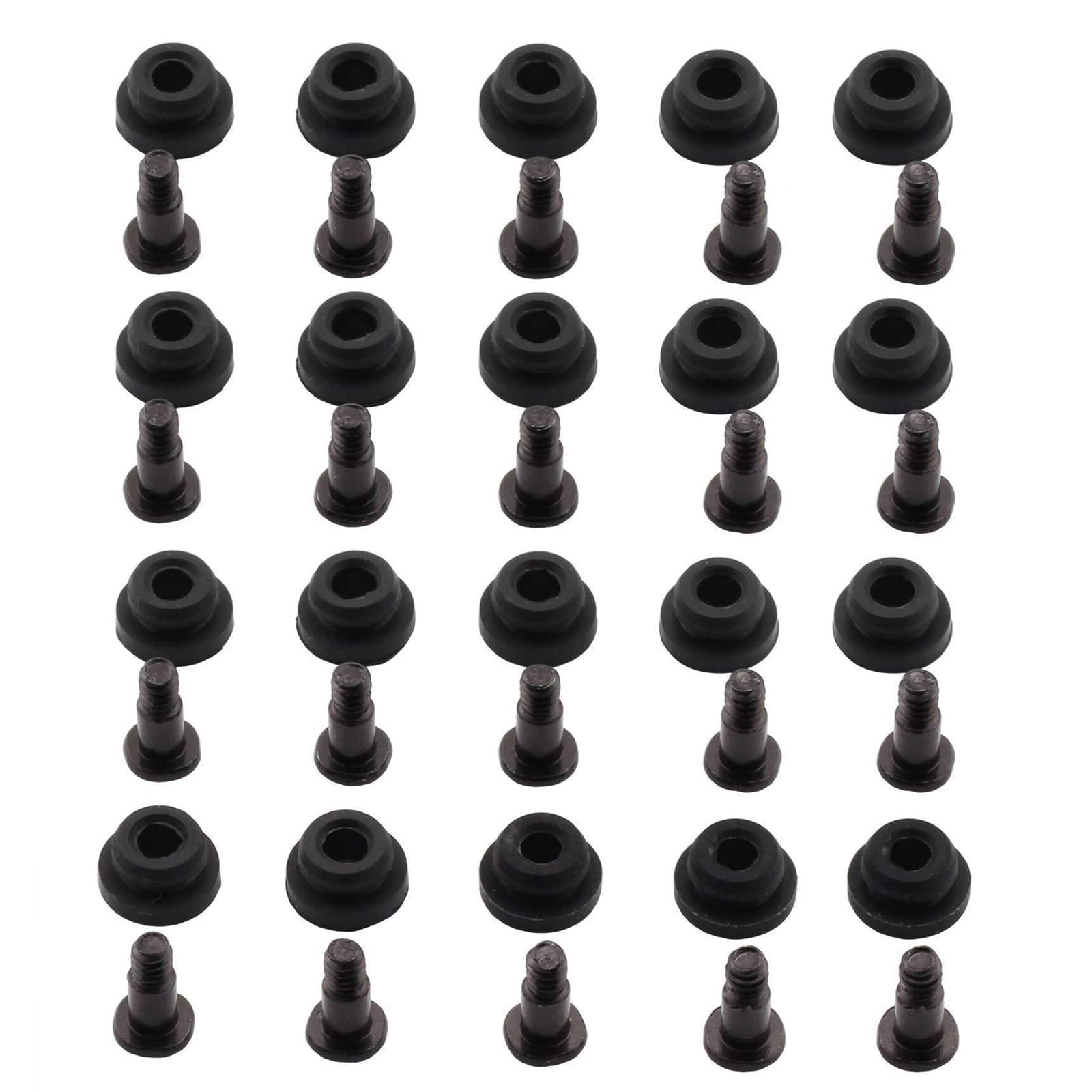 20pcs Computer Case Shockproof Screws + Shock Absorbing 3.5