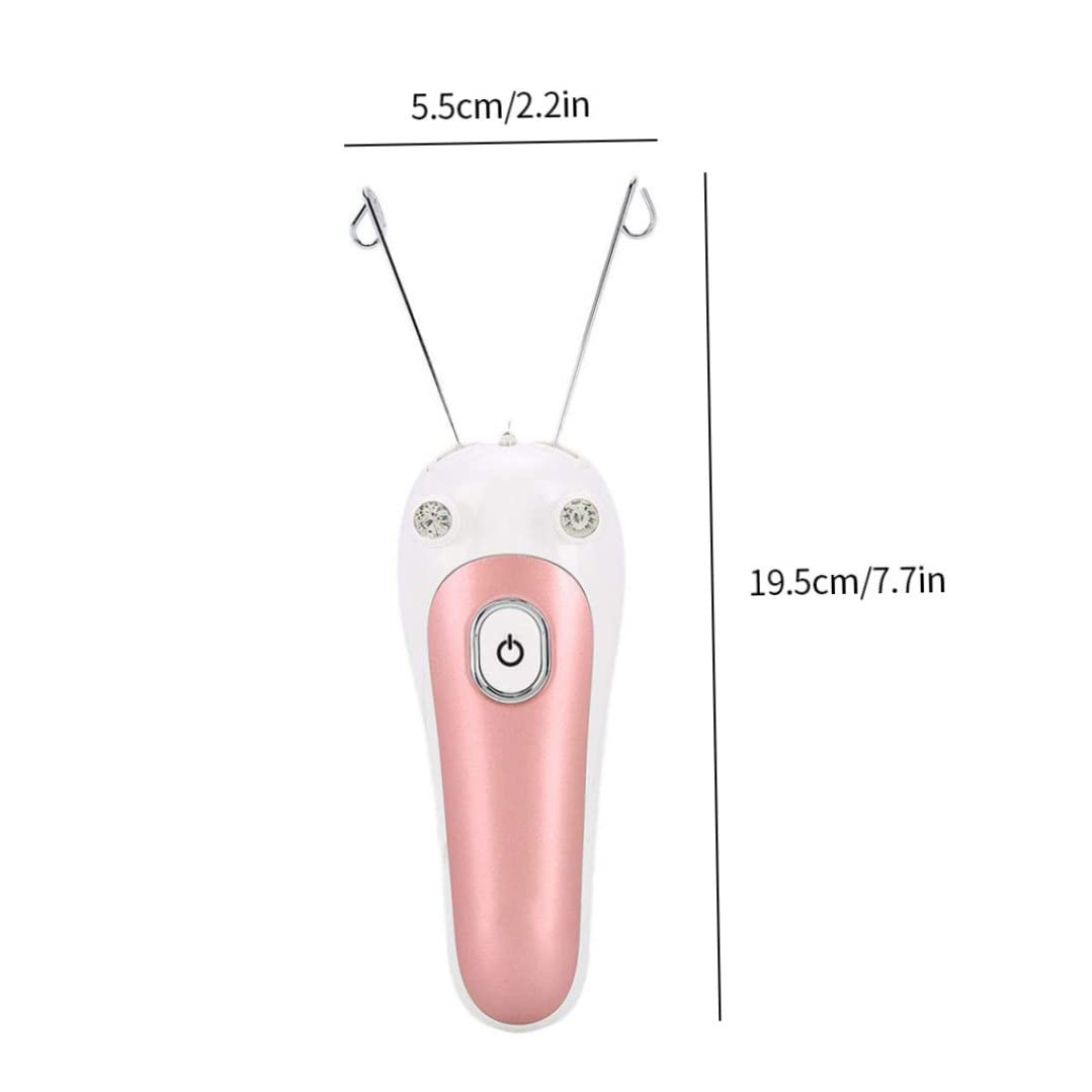 Electric Hair Remover for Face & Body - Rechargeable Epilator with Cotton Thread Technology | Painless Hair Removal for Women & Men | Perfect for Eyebrows, Upper Lip, Bikini Line & More