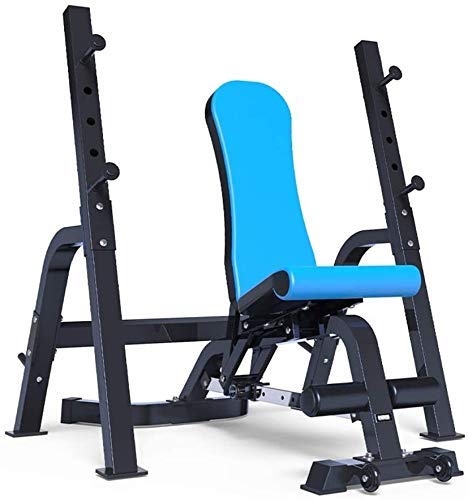 Adjustable Weight Bench for Home Gym - Multi-Function Workout Bench with Barbell Rack, Squat Stand & Dumbbell Holder - Perfect for Bench Press, Strength Training & Full-Body Exercises - Ideal for Home Fitness, Garage Gym & Personal Training