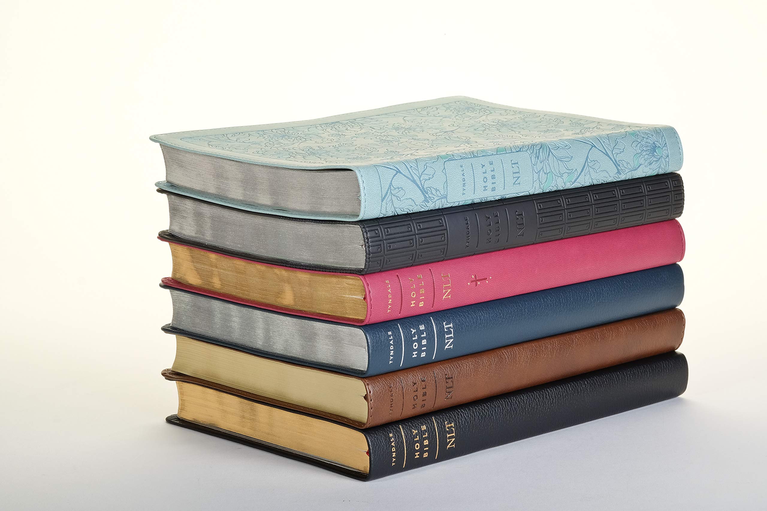 NLT Large Print Thinline Bible - LeatherLike Cover for Easy Reading & Devotion