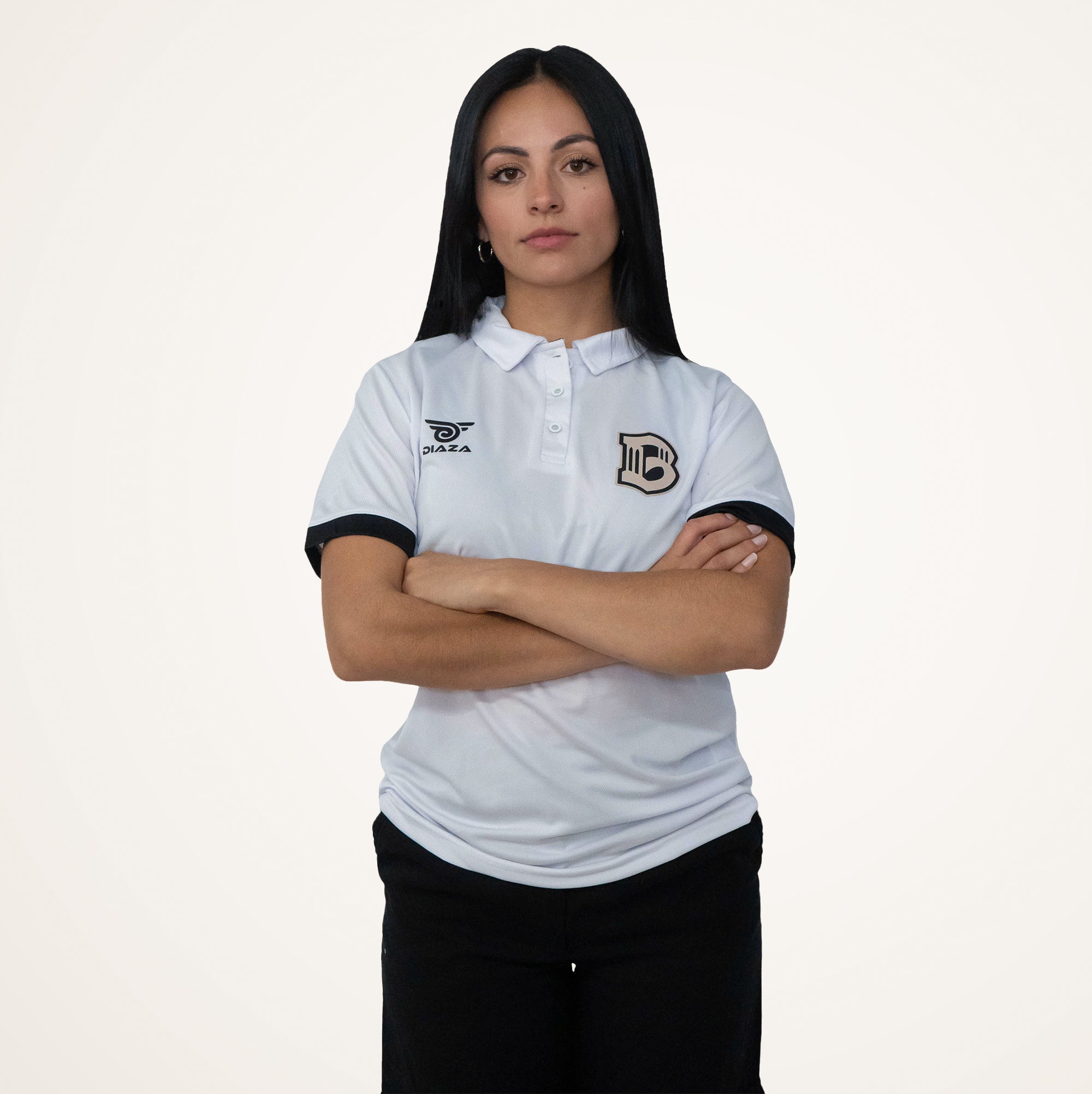 Brooklyn FC Women's White Polo Shirt - Breathable & Stylish Soccer Jersey for Women - Perfect for Training, Matches & Casual Wear