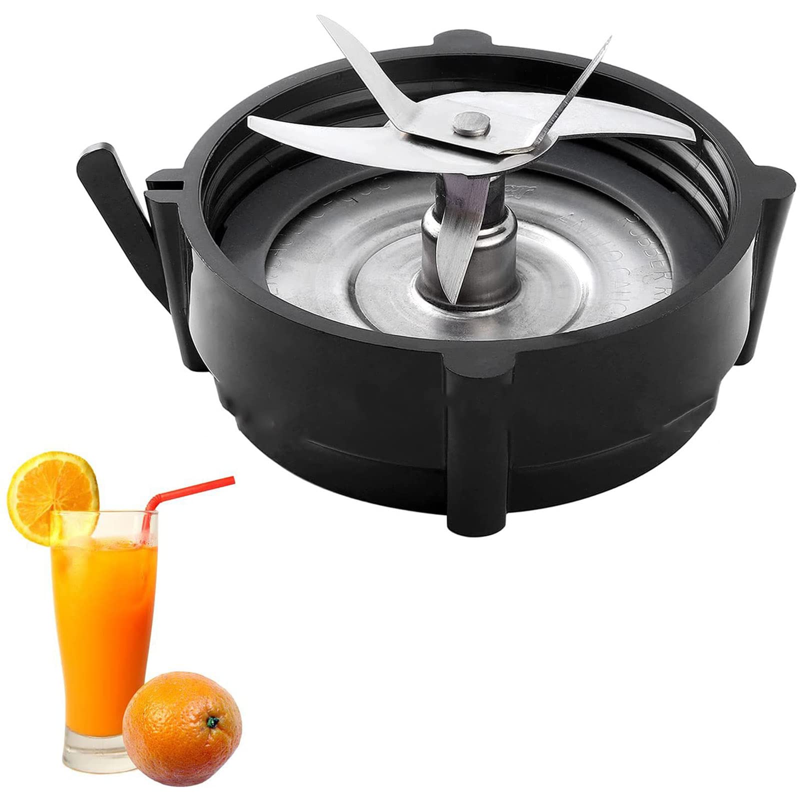 Oster Pro 1200 Blender Replacement Parts - Base Bottom Cap, Blade & Rubber Sealing Ring - Compatible Accessories for Smoothies, Shakes & Food Prep