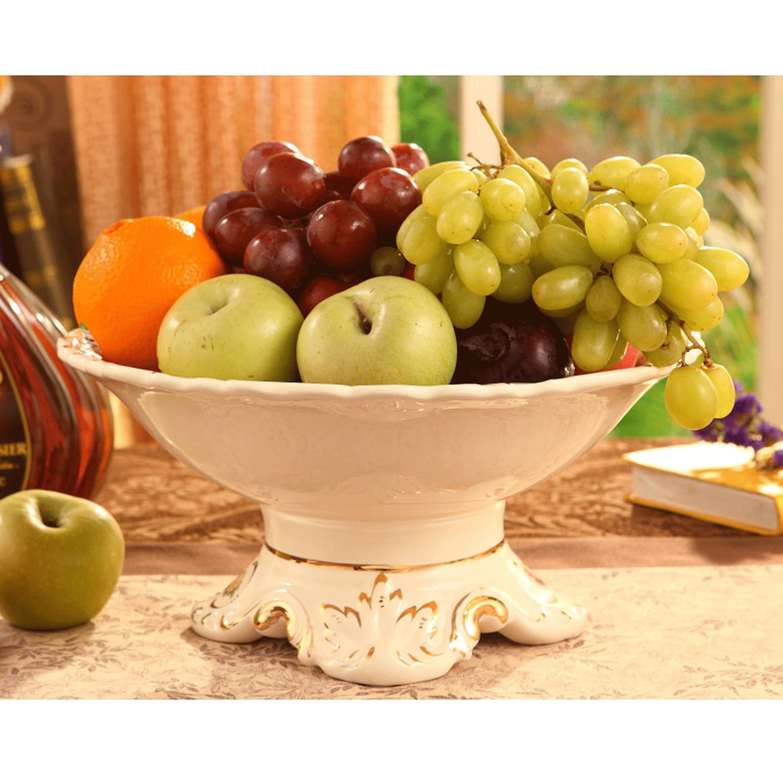 SISWIM Modern Fruit Bowls - Creative Fruit Dish for Kitchen, Living Room, Office - Stylish Fruit Basket for Home Decor & Healthy Snacking