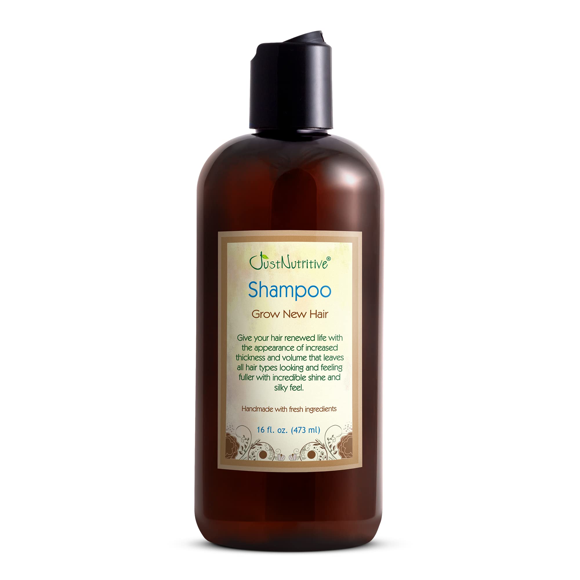 Grow New Hair Shampoo for Men & Women - Natural Hair Growth Treatment with Biotin & Keratin | 16 fl oz Volumizing Shampoo for Thinning Hair | Daily Hair Care for Stronger, Healthier Hair - Perfect for Home & Salon Use