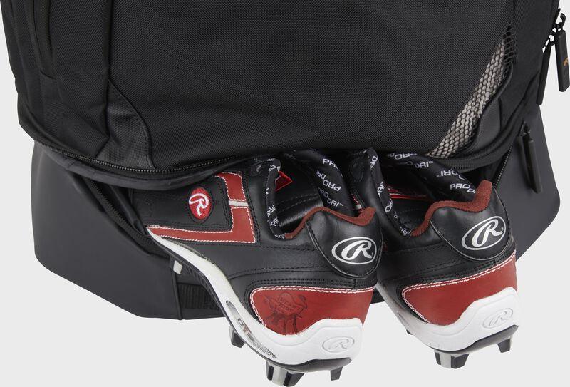 Rawlings Gold Collection Wheeled Baseball Bag - Durable Baseball Equipment for Players & Coaches - Perfect for Games, Practice & Travel