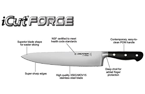 Dexter 38460 3.5 Inch Paring Knife - Sharp Stainless Steel Blade for Precise Peeling, Slicing & Fruit Cutting - Perfect for Kitchen, Camping & Food Prep