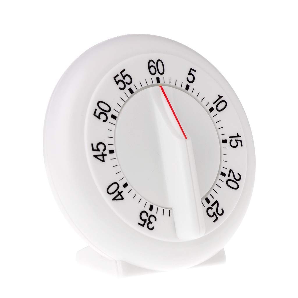 60 Minute Kitchen Timer - Mechanical Cooking Timer for Baking, Roasting & Grilling | Countdown Alarm with Ring Reminder | Perfect for Home Chefs & Bakers