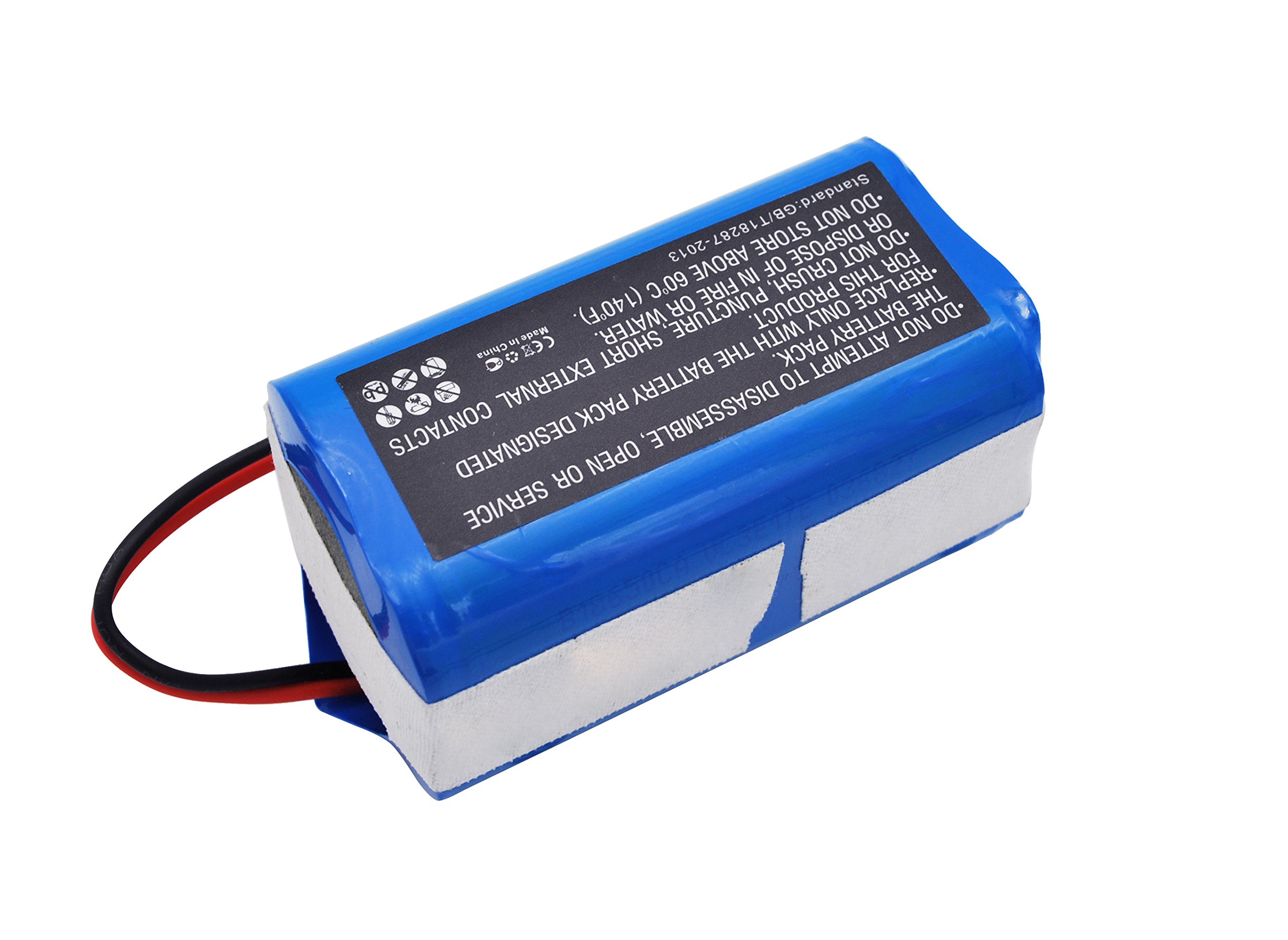 Synergy Digital Vacuum Cleaner Battery - 14.8V 2600mAh Li-ion Replacement Battery for ILIFE Y8H4 & Ecovacs 4ICR19/65 Robot Vacuums | High Capacity, Long Lasting Power | Perfect for Hard Floors, Carpets & Pet Hair Cleaning