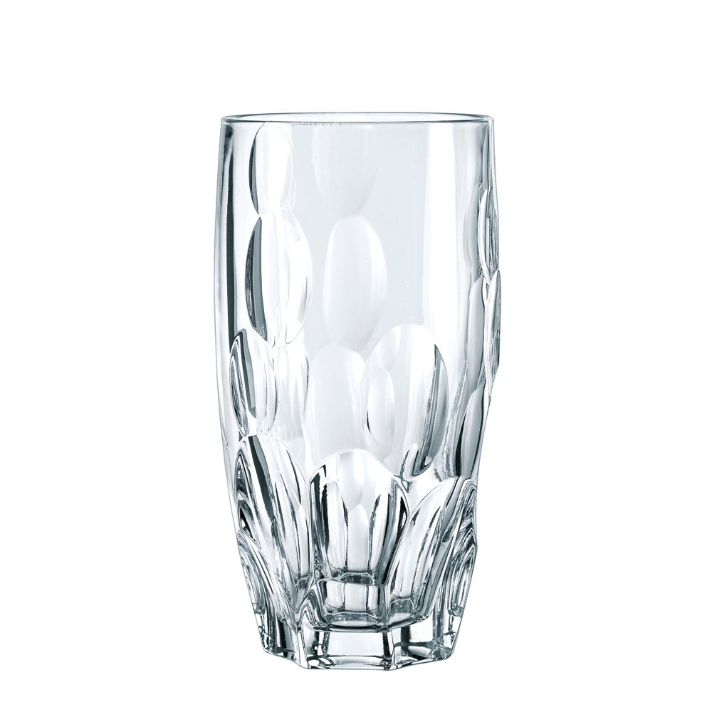 Nachtmann Sphere Long Drink Tumbler - Clear Glass for Cocktails & Iced Tea