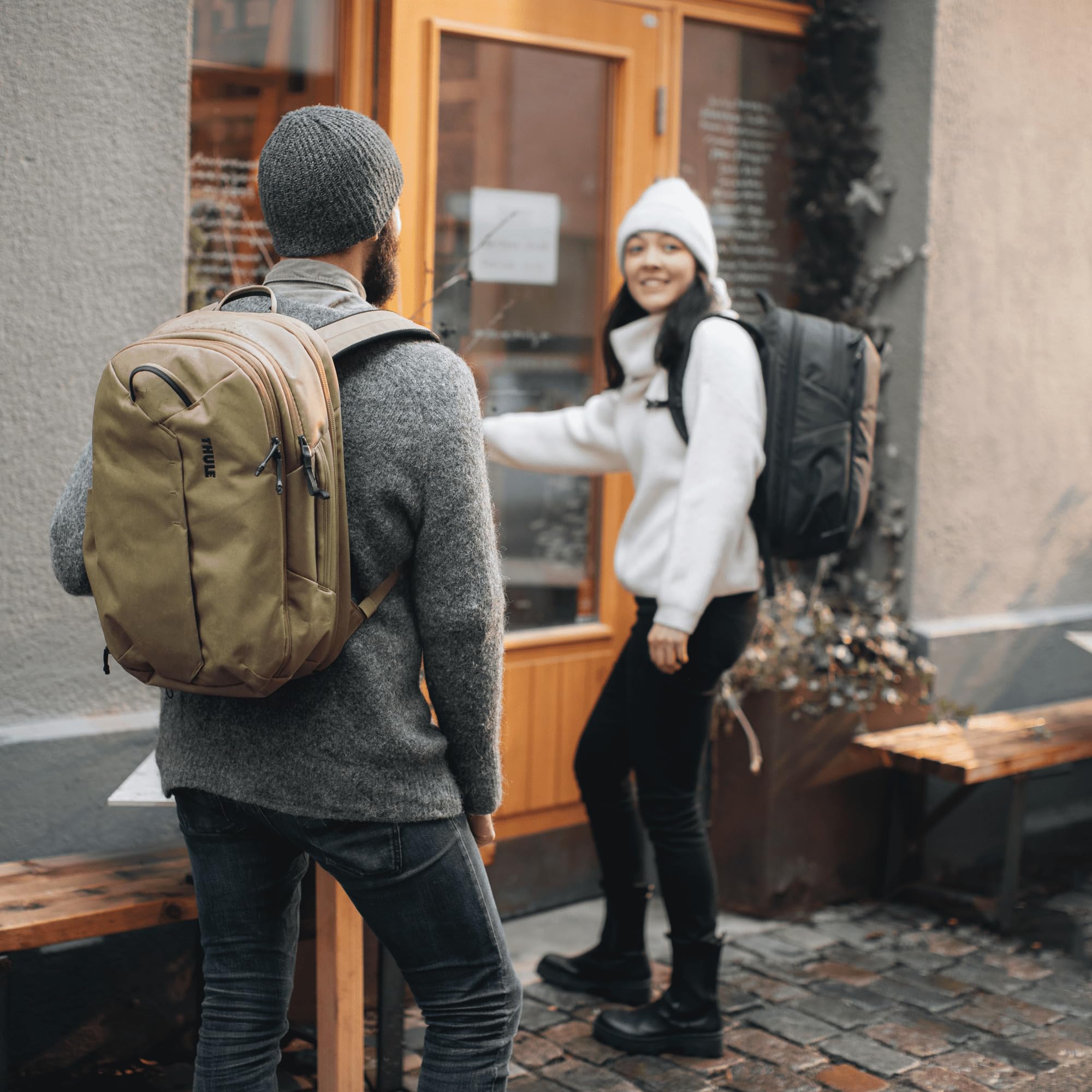 Thule Aion Backpack - Durable Travel & Commuter Laptop Backpack with USB Charging Port, Water-Resistant, Spacious for Work & School - Perfect for Business Trips, College & Everyday Carry
