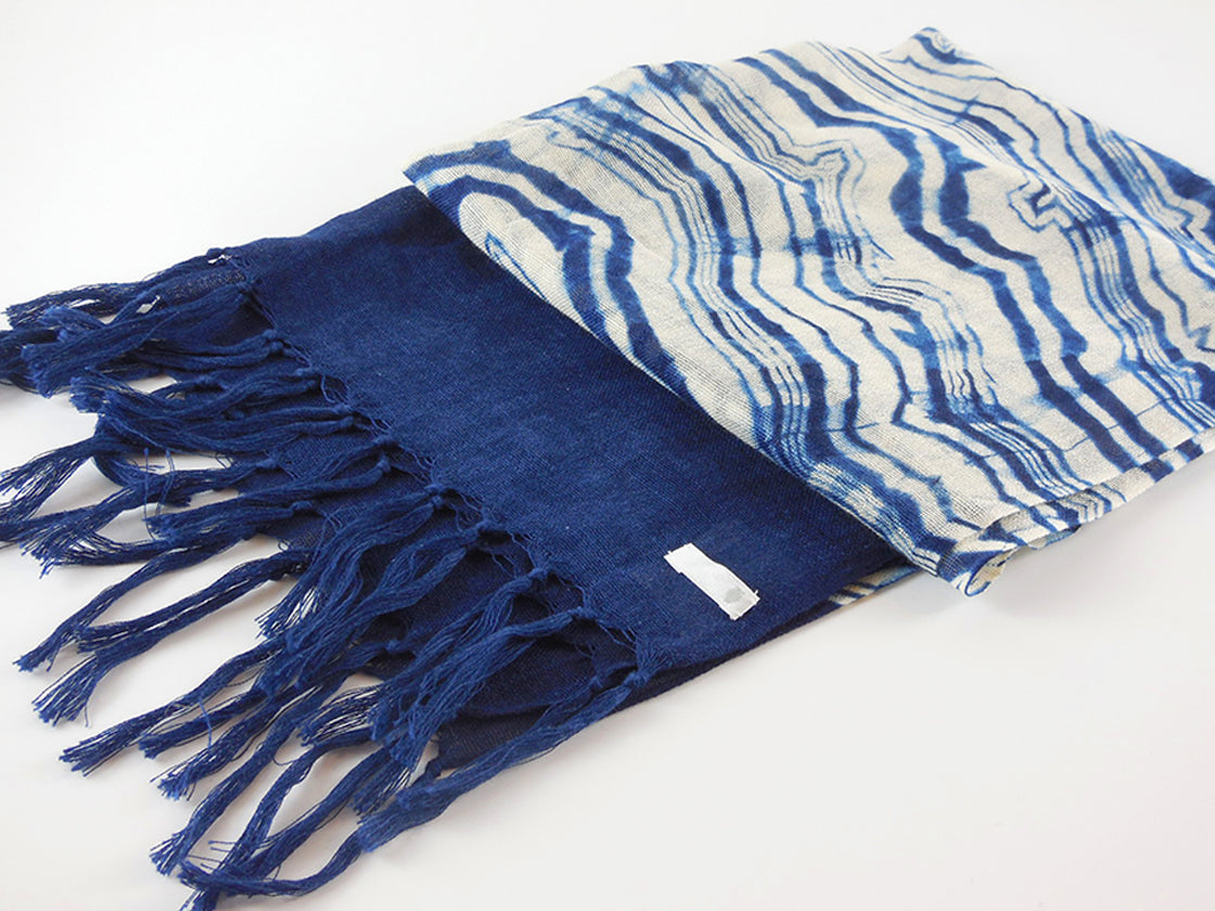 KOSO EN Natural Indigo Dyed Itagime Jeans - Premium Japanese Selvedge Denim for Men's Casual Wear & Street Fashion