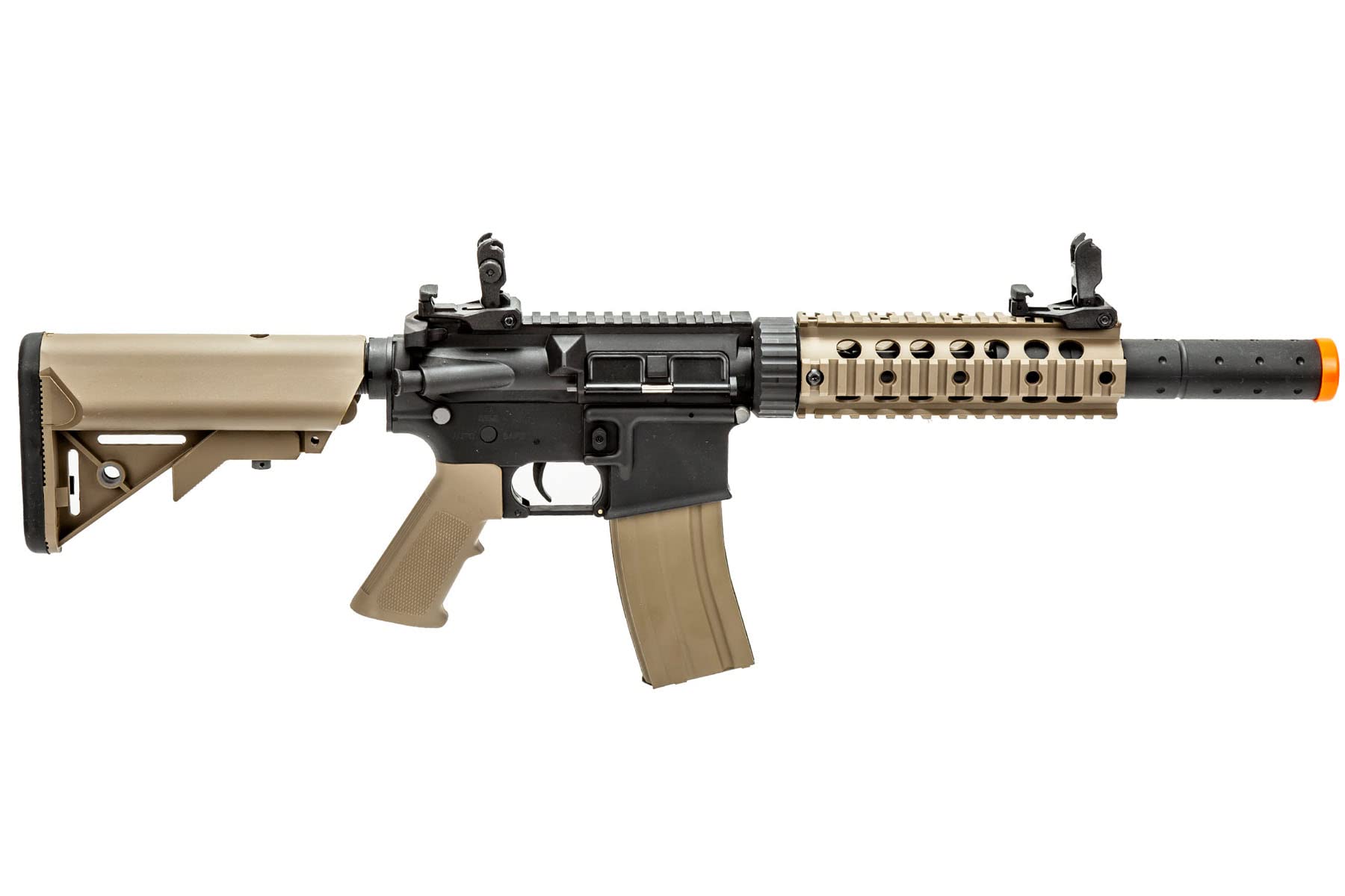 Lancer Tactical Gen 2 M4 Airsoft Rifle - Durable Polymer Body, Full/Semi-Auto AEG, Picatinny Rail | Includes 0.20g BBs, Charger & Battery | Perfect for Tactical Training, Outdoor Games & Airsoft Battles