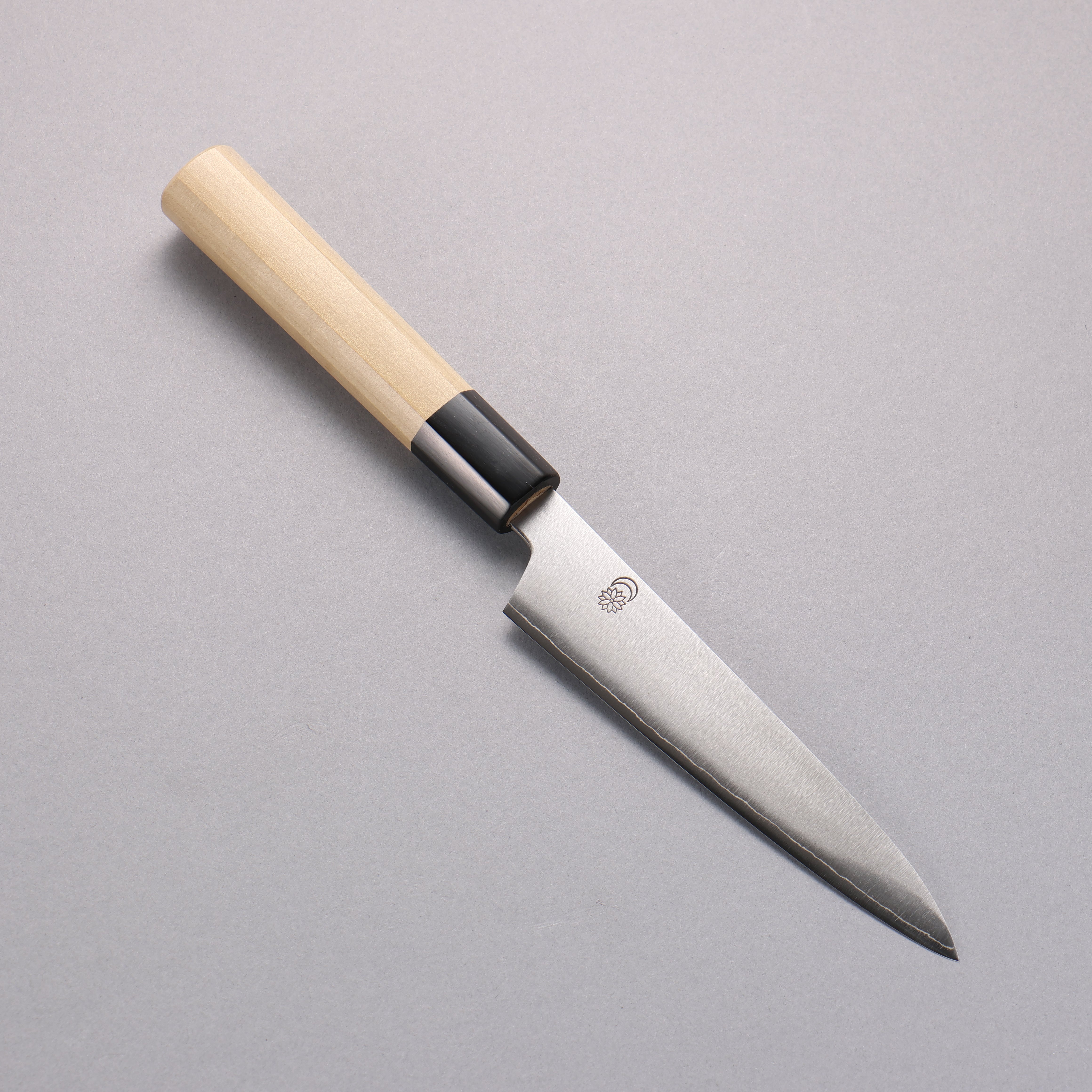 Premium Kikuzuki Silver Steel No.3 Bokashi Petty Utility Knife 150mm - Magnolia Wood Handle - Japanese Kitchen Knife for Slicing, Peeling & Precision Cutting - Ideal for Chefs & Home Cooks