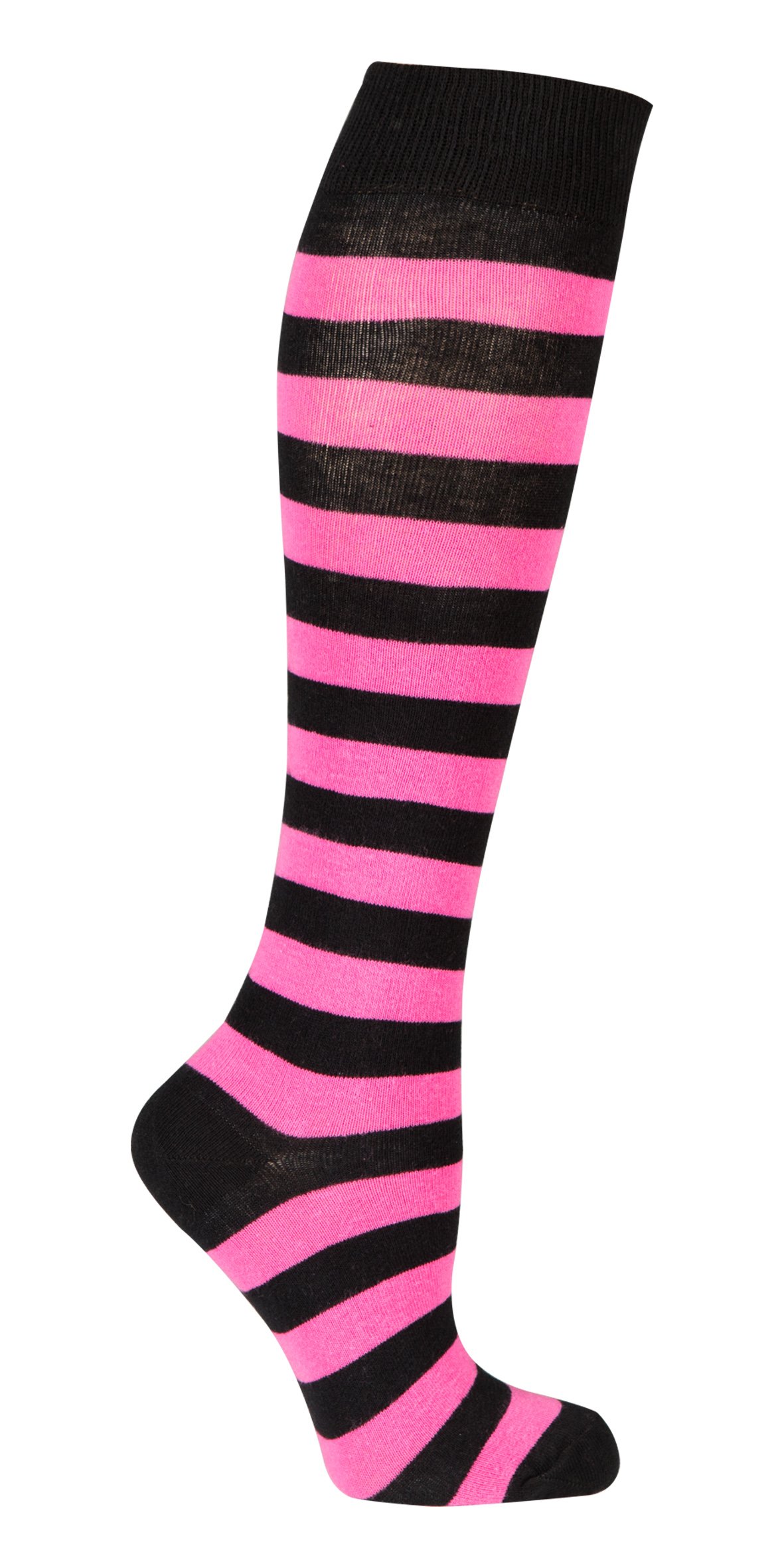 Women's 5-Pair Luxury Cotton Colorful Knee High Socks - Fun & Cool Fashion Socks for Women - Perfect for Casual Wear, Costumes, and Gift Giving