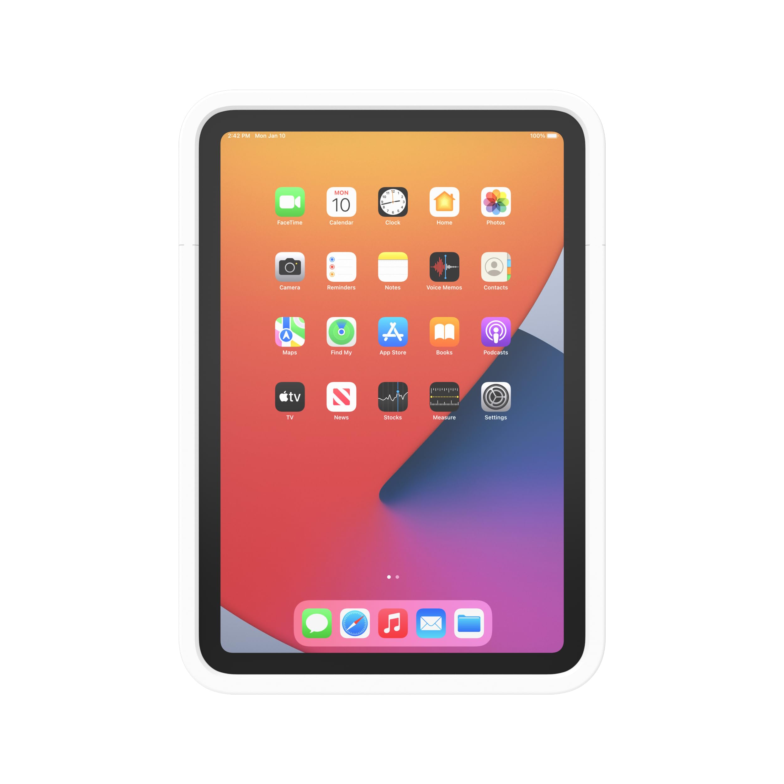 Premium IPORT CONNECT PRO Case for iPad Mini 6th Gen (2021) - Slim Protective Cover with Auto Sleep/Wake - Perfect for Work, Travel & Home Use (White)