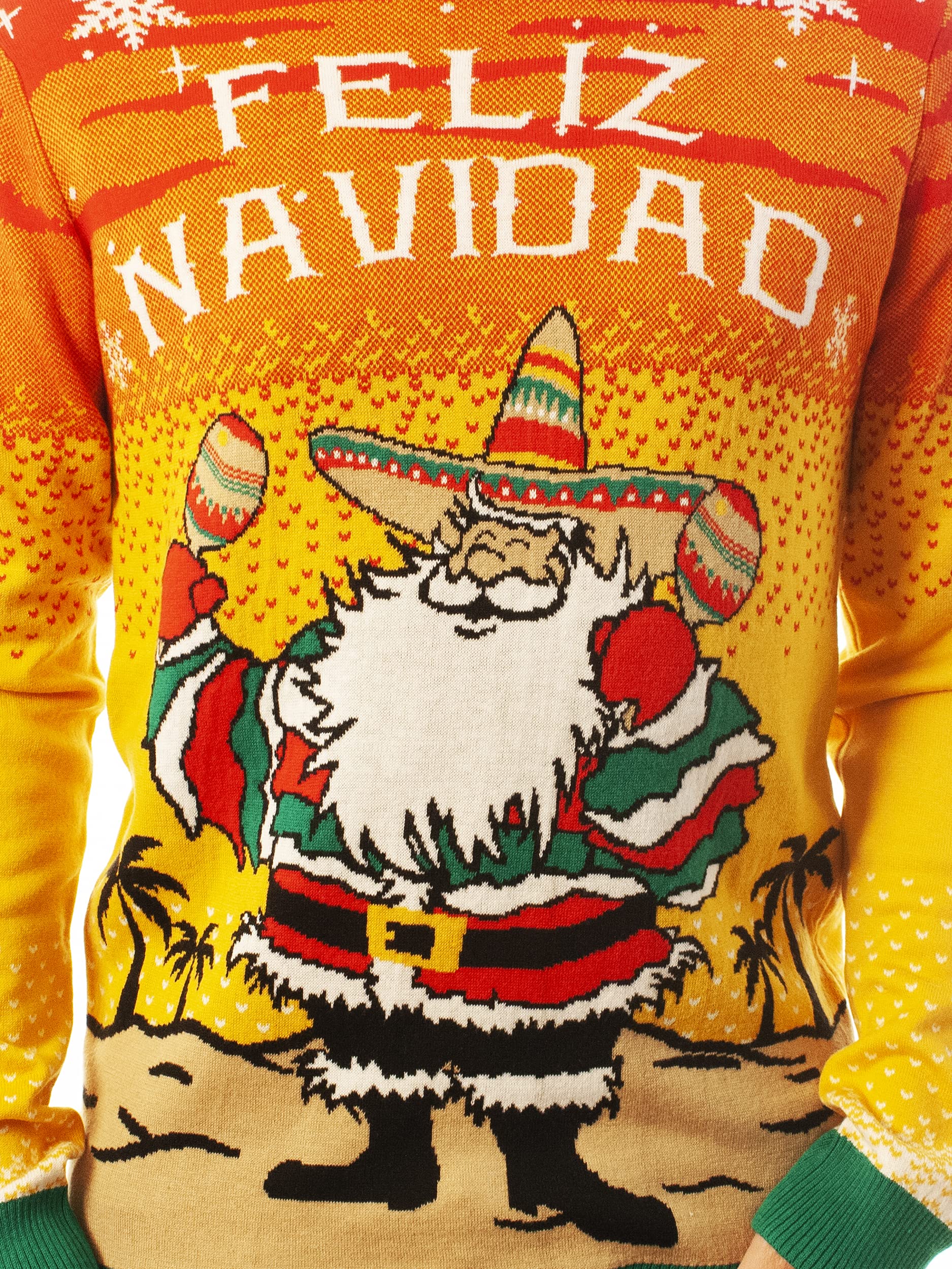 Funny Ugly Christmas Sweater for Men & Women - Classic Knitted Reindeer Holiday Party Sweater | Perfect for Ugly Christmas Parties, Family Gatherings & Festive Office Events