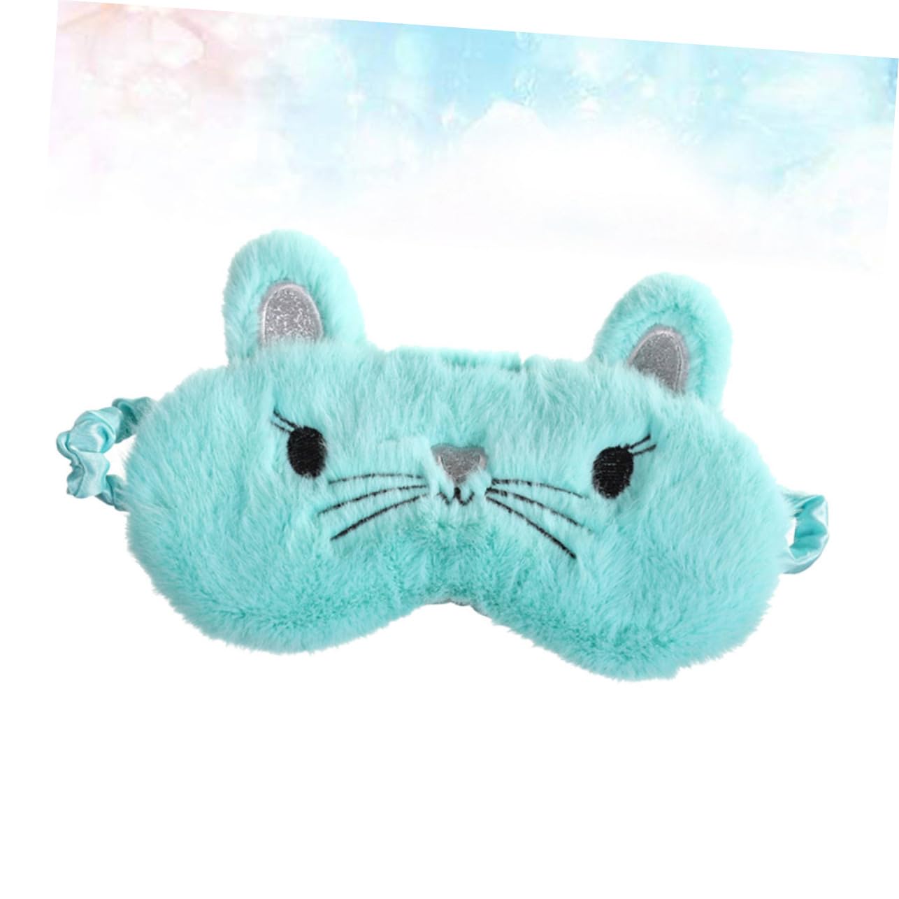 GLEAVI Travel Sleep Mask - Soft & Breathable Eye Cover for Women & Men - Perfect for Airplane, Nap & Night Sleep - Blackout Blindfold with Comfortable Fluffy Design