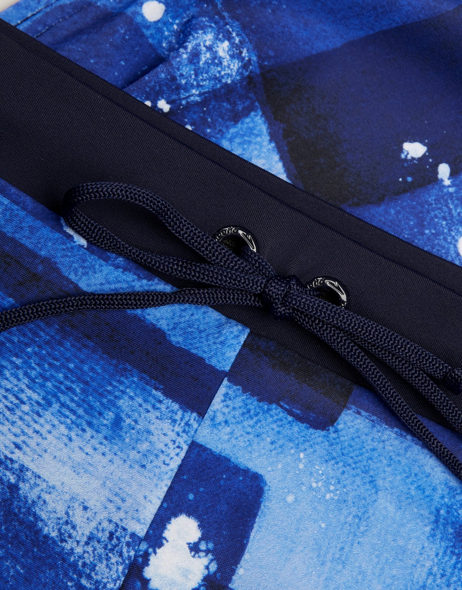Valmilton Allover Print Quick-Dry Swim Trunks for Men - Blue/Navy - Perfect for Beach, Pool & Summer Water Sports