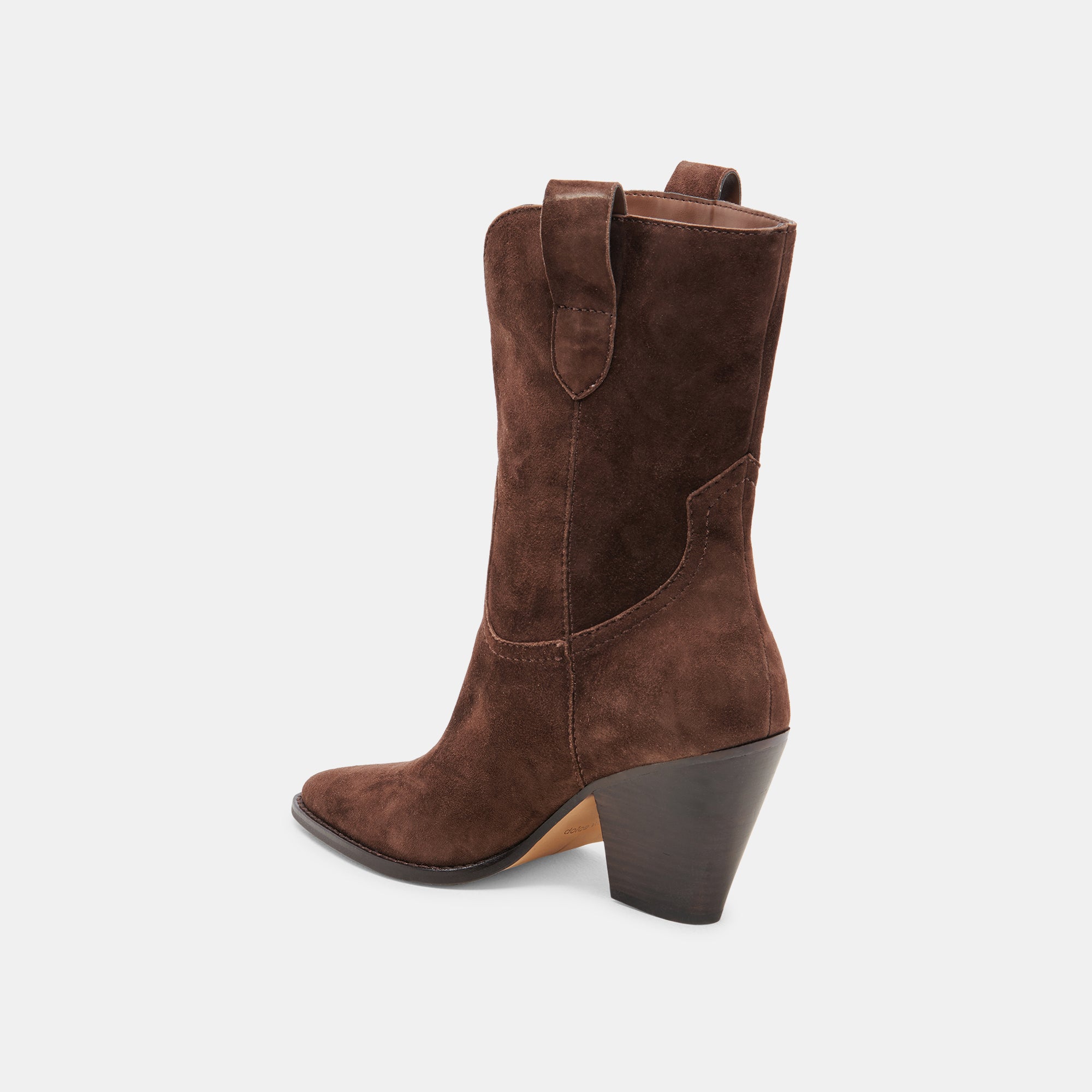 JESSEY BOOTS DK BROWN SUEDE ANKLE BOOTS - Women's Casual Suede Booties for Fall & Winter | Perfect for Office, Dating & Night Out