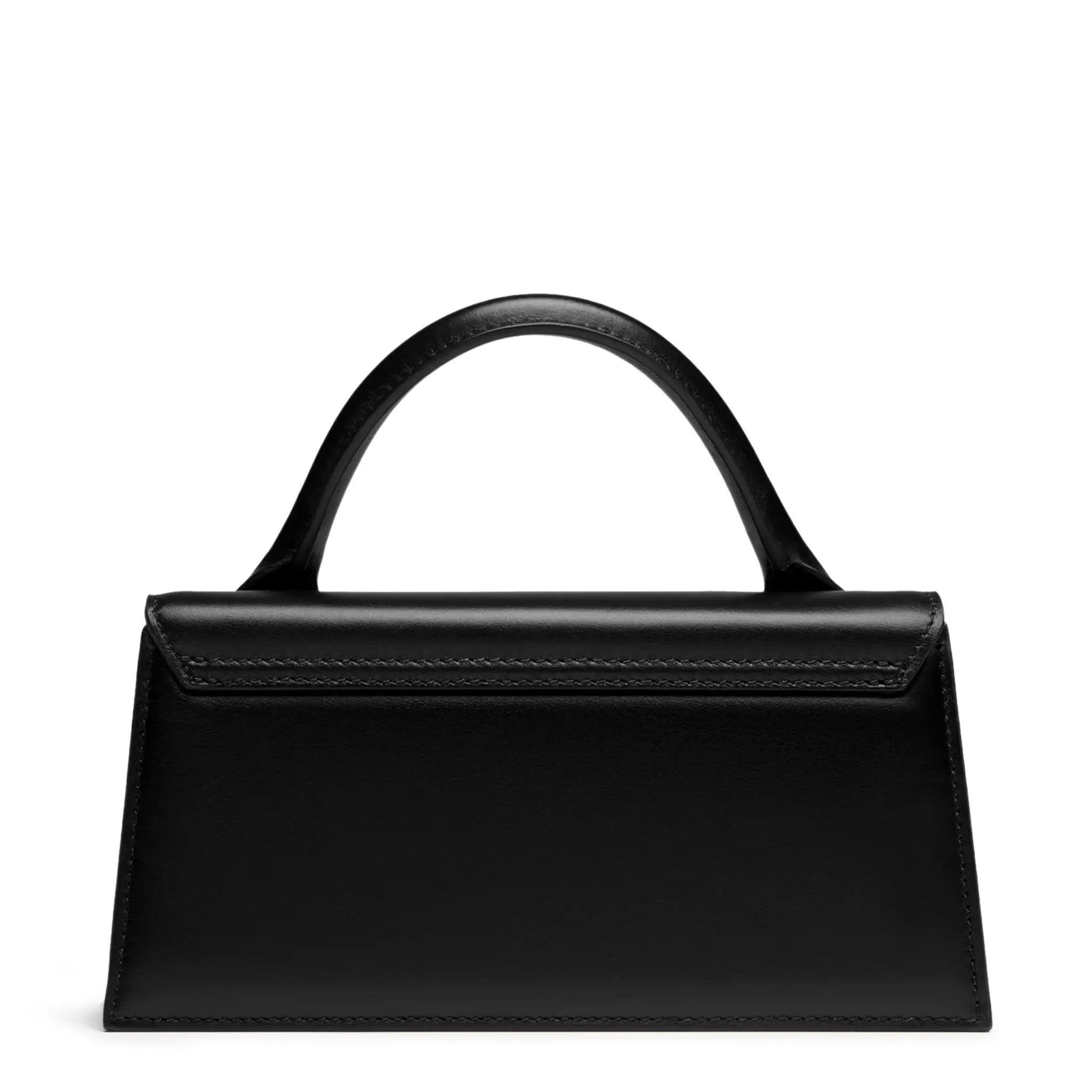 Jacquemus Le Chiquito Long Leather Black Handbag for Women - Elegant Designer Shoulder Bag - Perfect for Evening Parties, Date Nights & Special Occasions