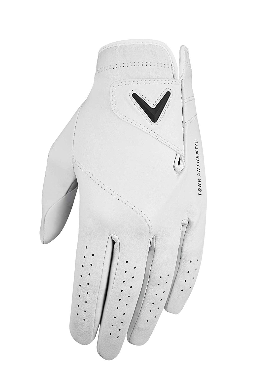 Callaway Tour Authentic Golf Glove - Premium Leather Golf Gloves for Men & Women - Perfect for Driving Range, Tournament Play & Practice Sessions