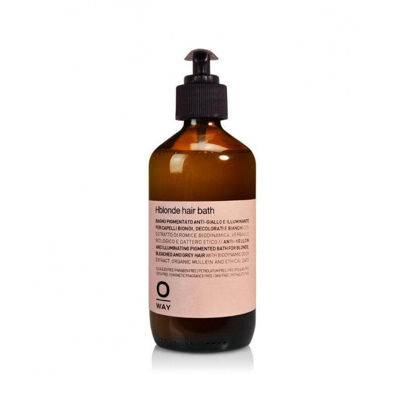 Oway Hblonde Hair Bath - Brightening & Toning Shampoo for Blonde & Highlighted Hair | Salon-Quality Care for Vibrant, Frizz-Free Blonde Locks | Perfect for Daily Use & Color Maintenance