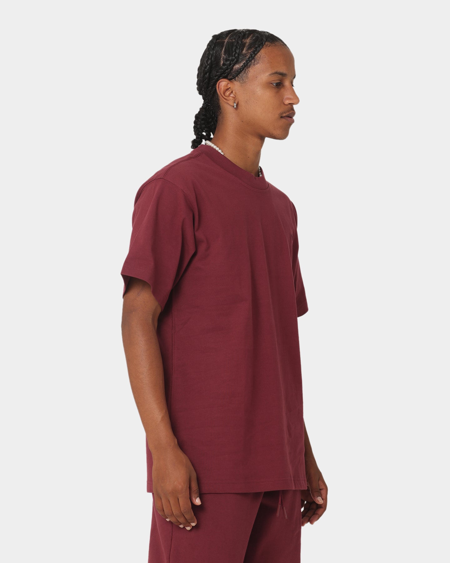 Adidas Originals Men's C T-Shirt - Shadow Red Casual Short Sleeve Tee for Streetwear & Everyday Comfort