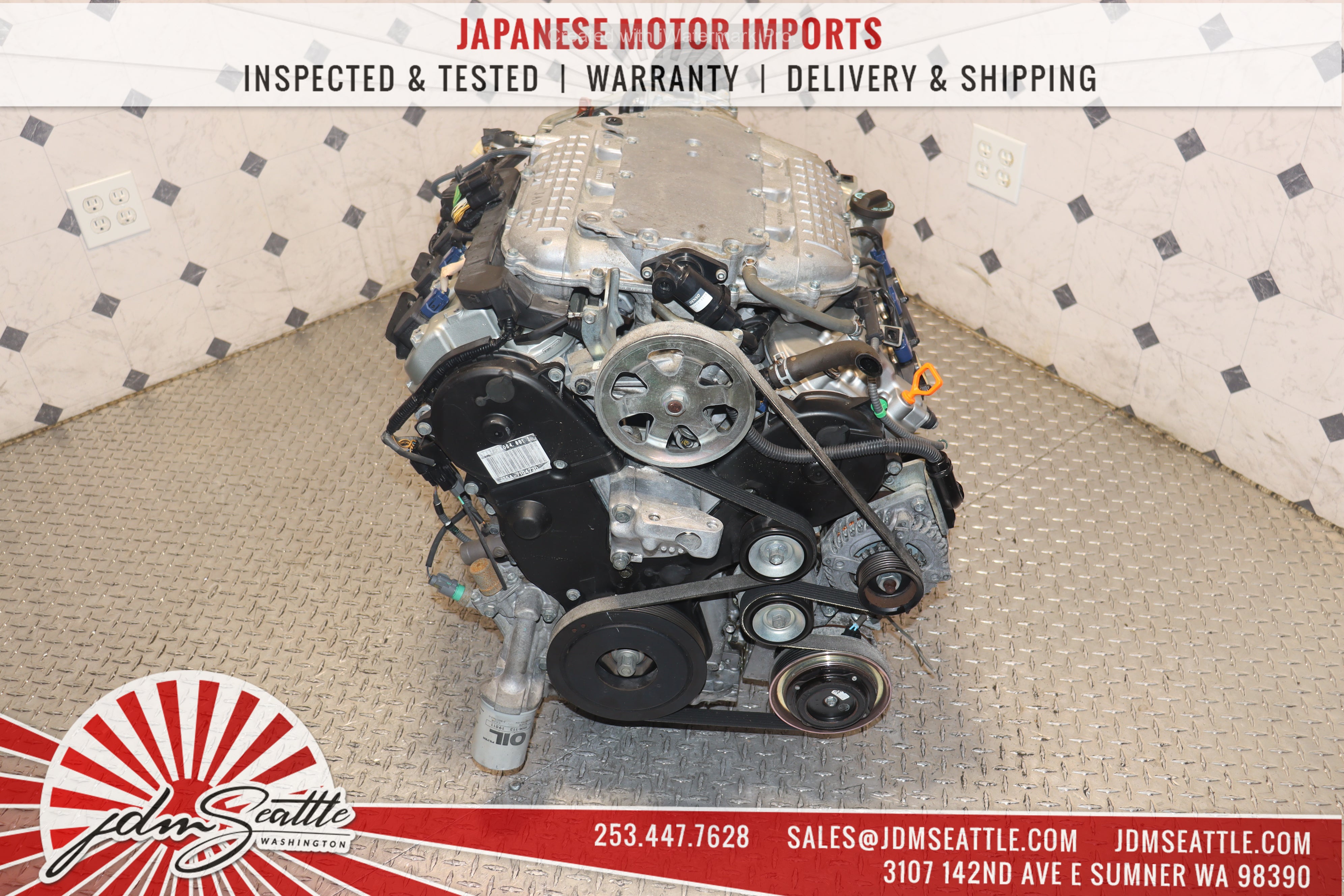 JDM J35A SOHC VTEC 3.5L Engine for 2003-2006 Acura MDX, 2005-2008 Acura RL & 2006-2008 Honda Ridgeline - Replacement Motor for Performance & Reliability