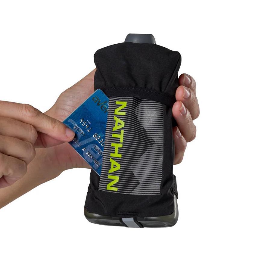 QuickSqueeze Plus 12oz Handheld Water Bottle - Leak Proof Portable Sports Drink Container for Gym, Hiking & Outdoor Activities