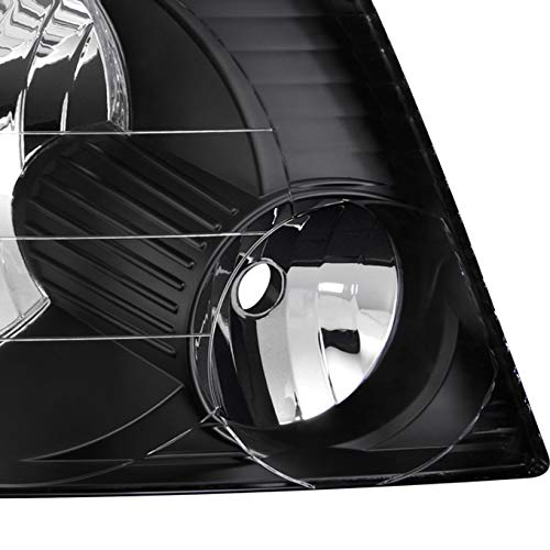 AKKON Black Headlights & LED Tail Lights for 2002-2005 Ford Explorer - Complete Lighting Kit with Corner Signal Lights | Upgrade Your SUV's Style & Night Visibility