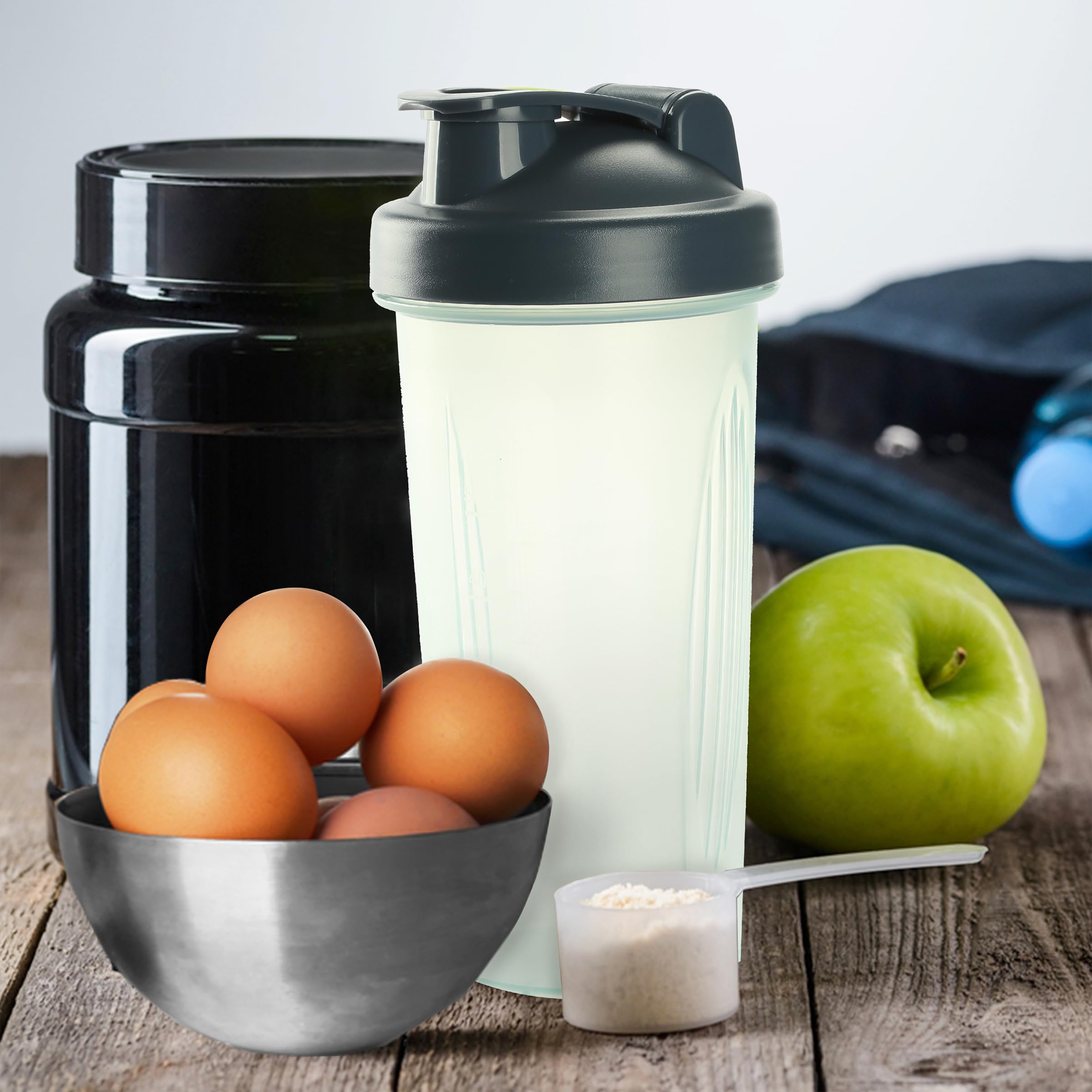 Mr. Pen 28oz Protein Shaker Bottle with Wire Whisk Ball - Premium Mixer Cup for Protein Powder, Pre-Workout & Meal Replacement Shakes - Ideal for Gym, Fitness & Post-Workout Recovery