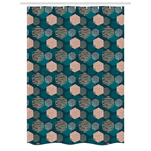 Dark Teal Pale Salmon
