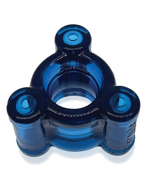 Oxballs Heavy Squeeze Ball Stretcher - Premium Space Blue Silicone Testicle Weight for Men | Comfortable Stretching & Enhancement | Gym, BDSM, Fetish Play Accessories