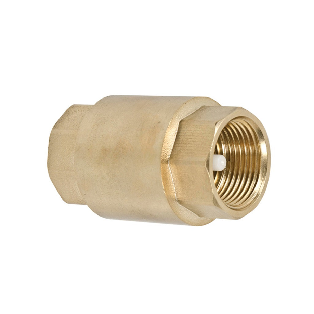 V208 Brass Check Valve Spring Loaded - High Pressure Water Flow Control for Plumbing, Irrigation & Industrial Systems