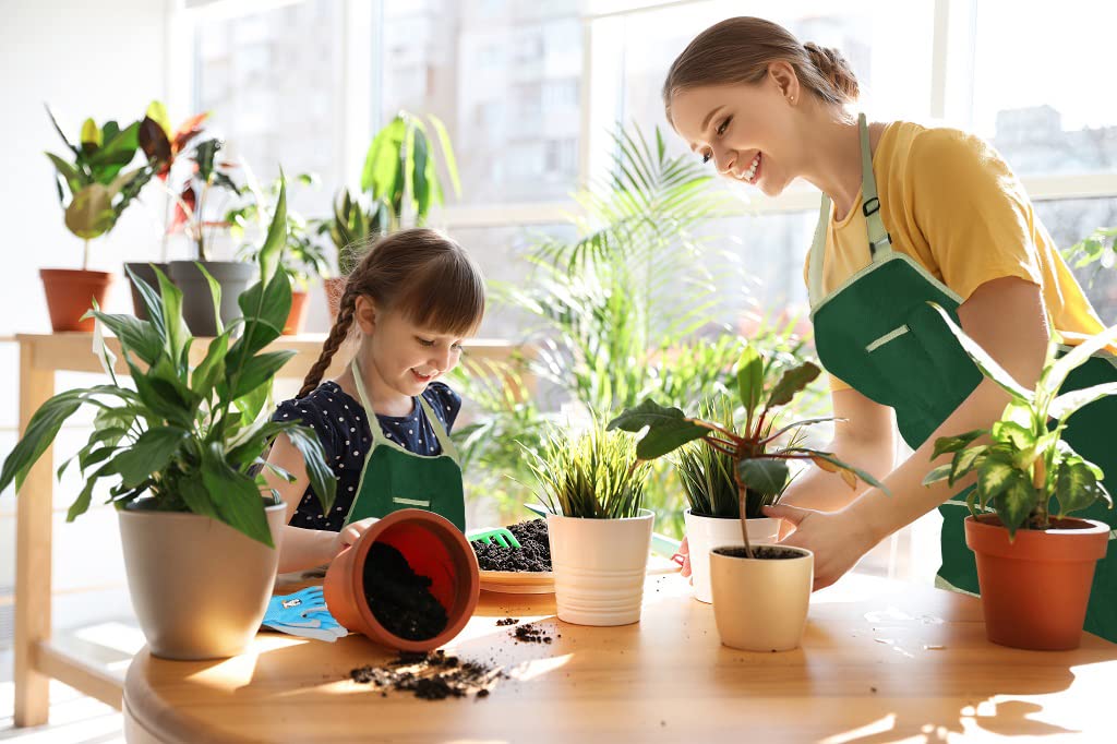 **Kids Gardening Set - Real Metal Tools Kit for Children with Shovel, Rake, Fork, Trowel, Sun Hat, Apron, Gloves, Tote Bag, Sprayer & Bucket - Outdoor Gardening Gifts for Boys & Girls - Perfect for Backyard, School Projects & Nature Exploration**