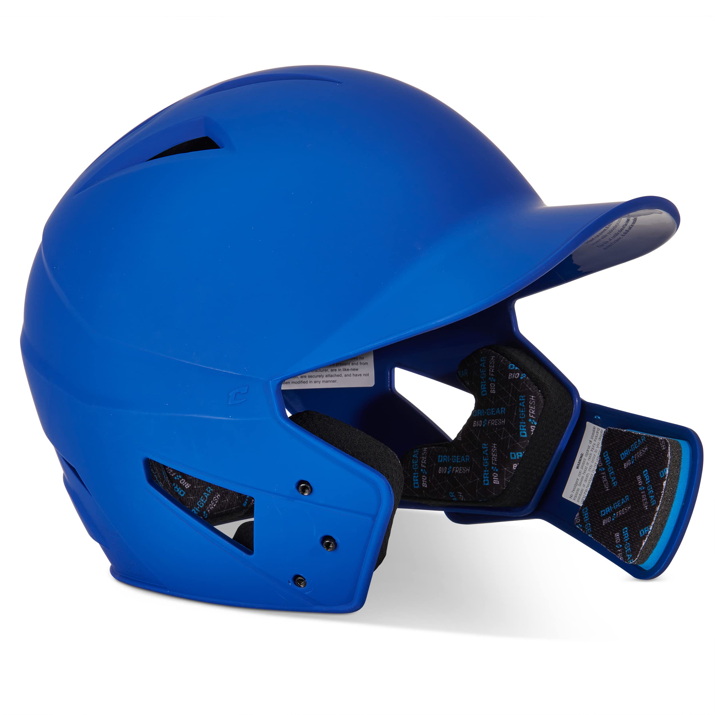CHAMPRO HX Gamer Plus Baseball Batting Helmet with Reversible Jaw Guard - Youth & Adult Protective Gear for Baseball, Softball, and Training - Perfect for Games, Practice, and Safety