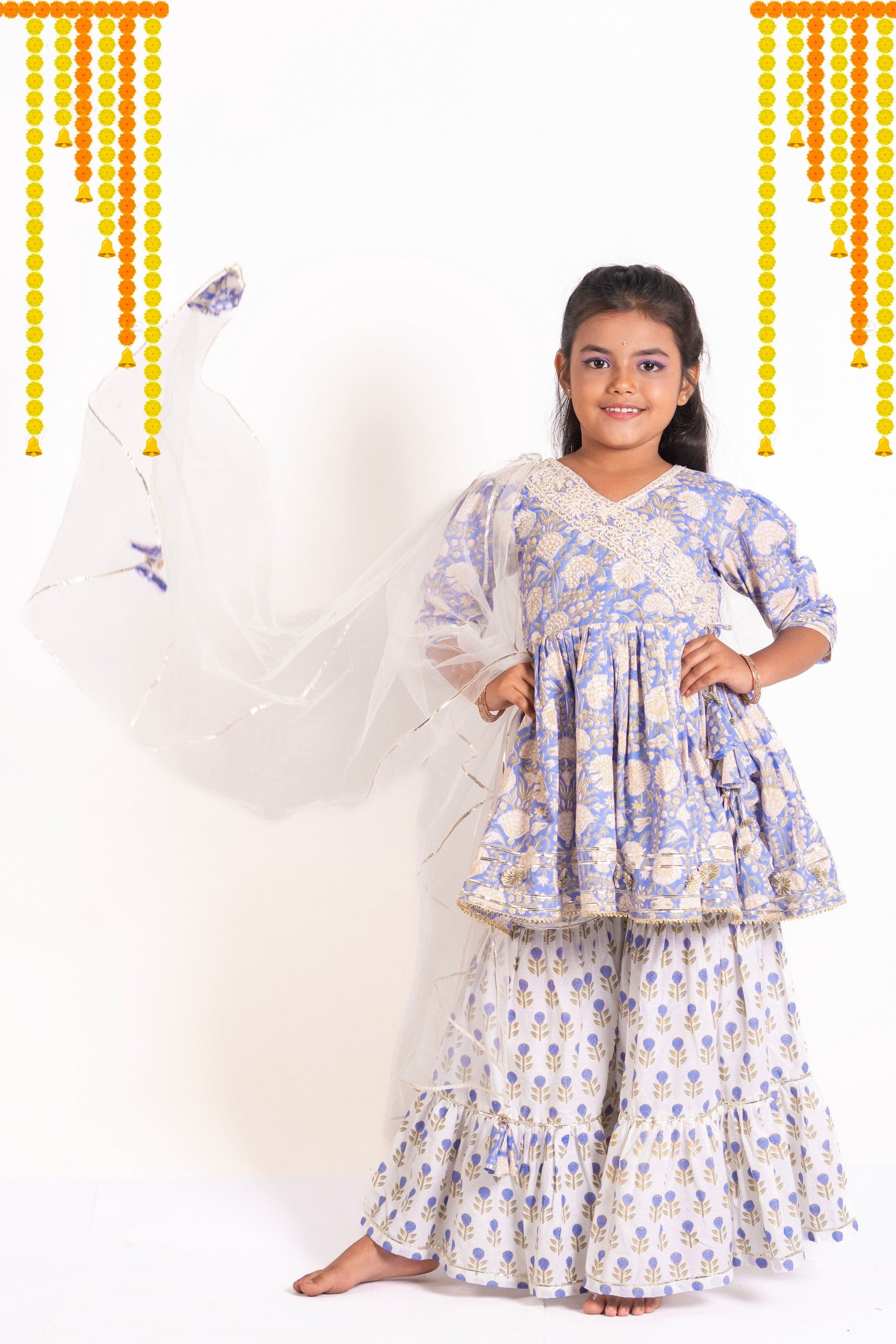 Pre Order: Handmade Block Printed Cotton Sarara – Boho Chic Skirt for Women | Perfect for Festivals, Beach Vacations & Summer Outfits