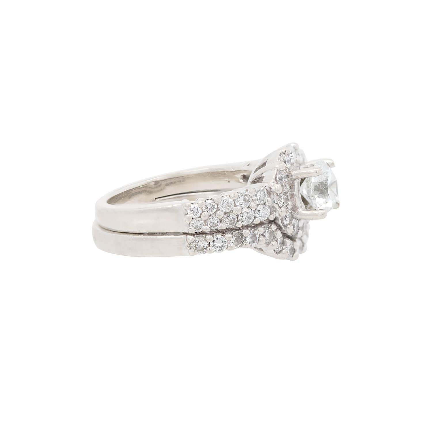 14K Gold Diamond Engagement Ring Set for Women - Elegant Wedding Band & Solitaire Ring - Perfect for Proposals, Anniversaries & Special Occasions