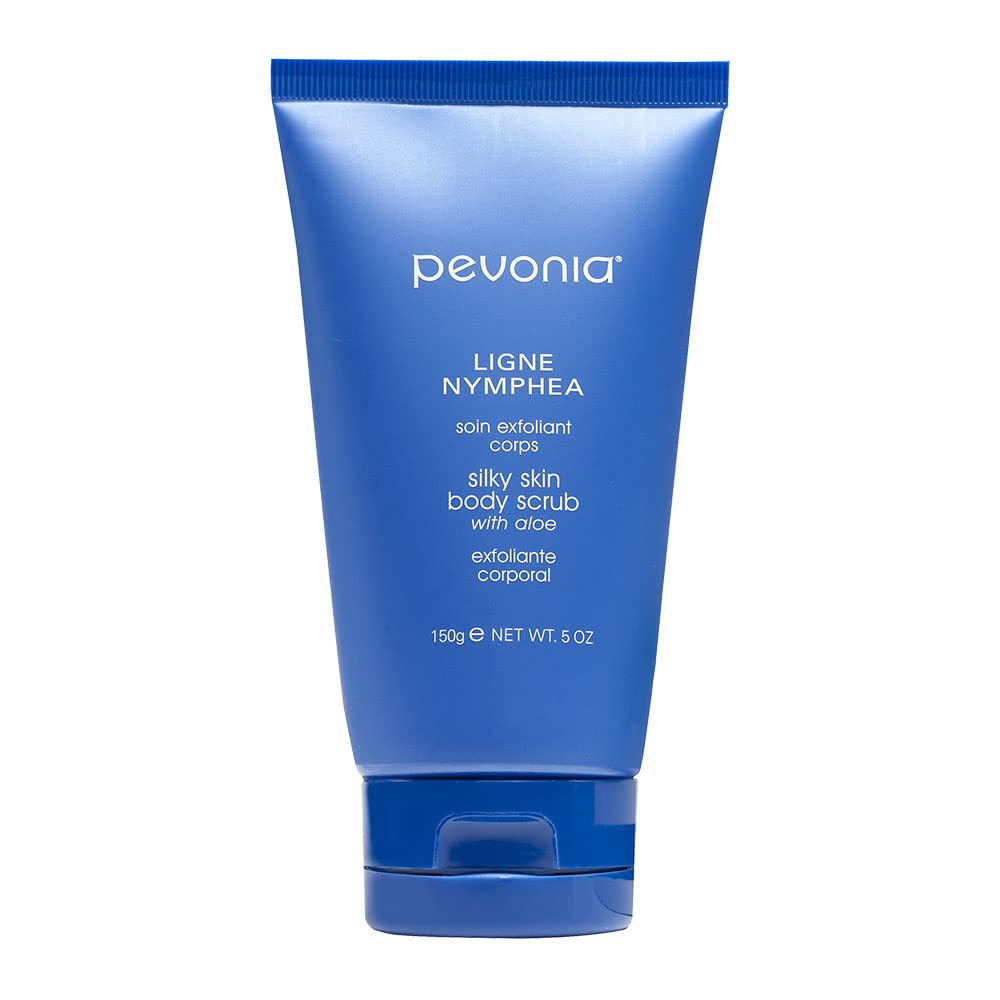 PEVONIA Silky Skin Body Scrub - Exfoliating & Moisturizing Body Polish for Smooth Skin, 5g | Spa Quality Skincare for Dry & Rough Skin - Perfect for At-Home Spa Days & Pre-Shower Treatment