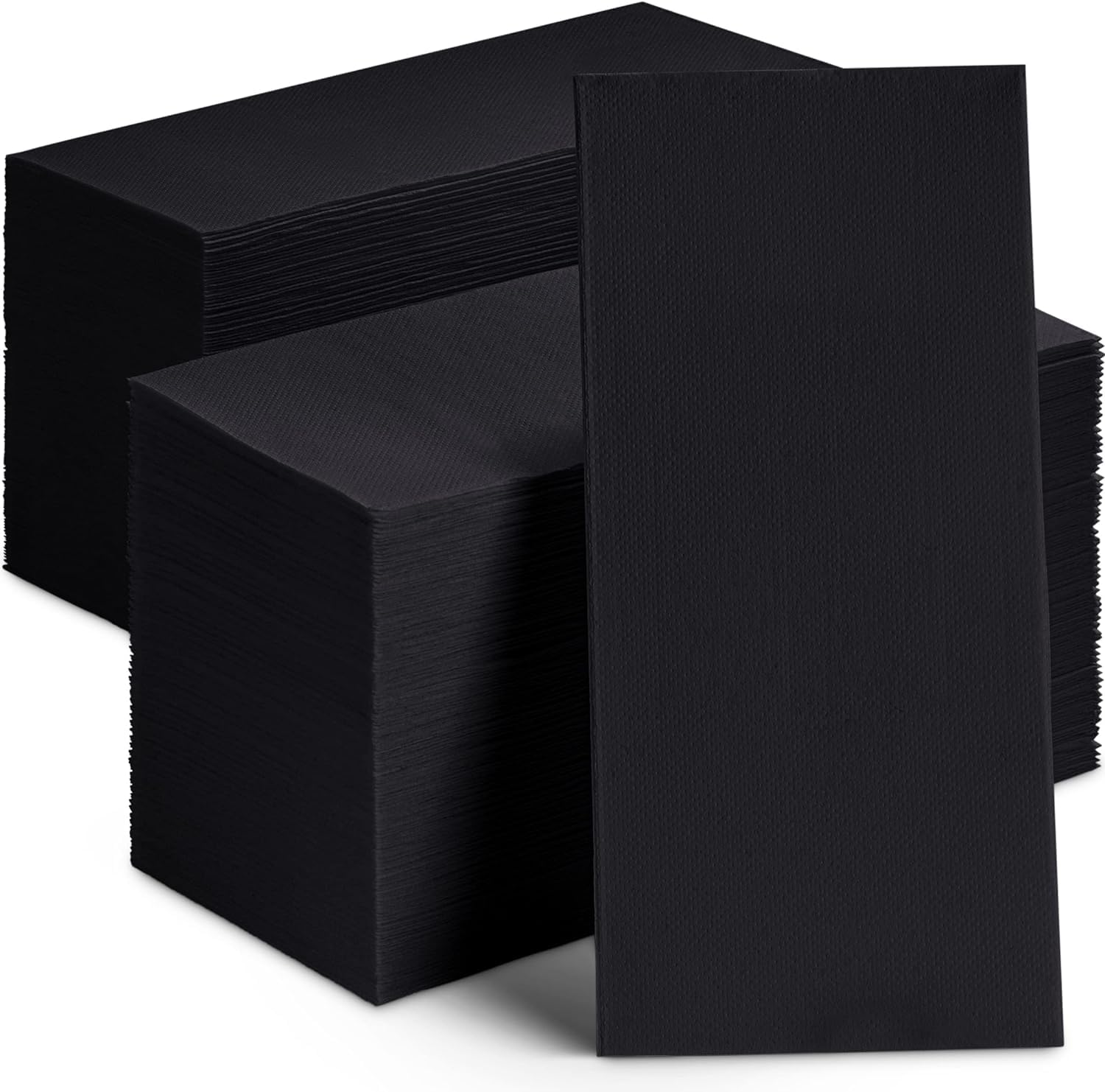Premium Linen Feel Disposable Dinner Napkins - 100 Pack Decorative Paper Napkins 17