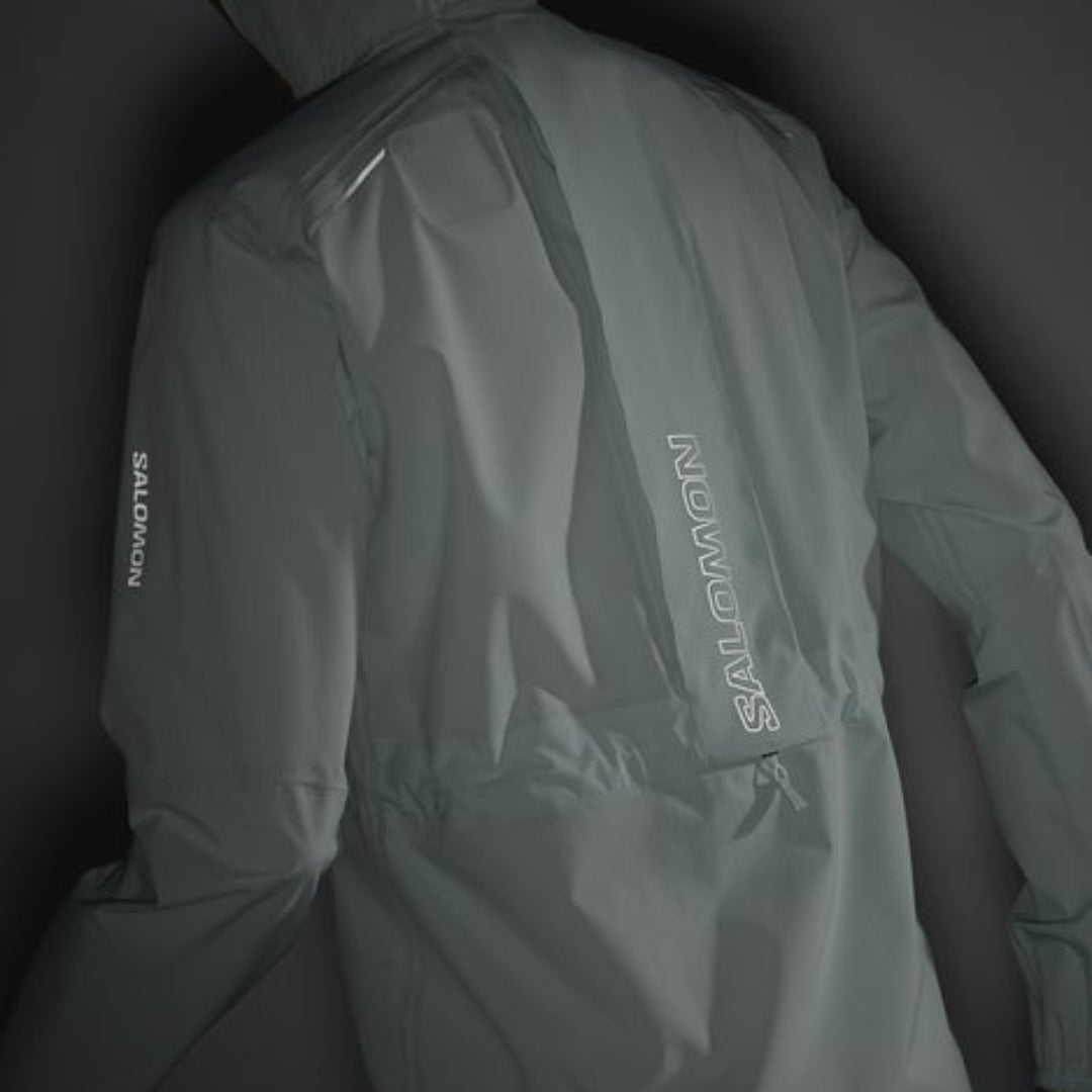 Salomon Women's Bonatti Waterproof Hiking Jacket - Lightweight Windproof Raincoat for Outdoor Adventures, Trail Running & Camping