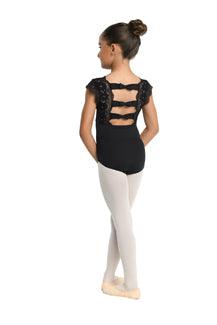 DanzNMotion Girls' Ballet Leotard - Stretchy & Comfortable Dancewear for Kids - Perfect for Ballet, Gymnastics & Dance Classes