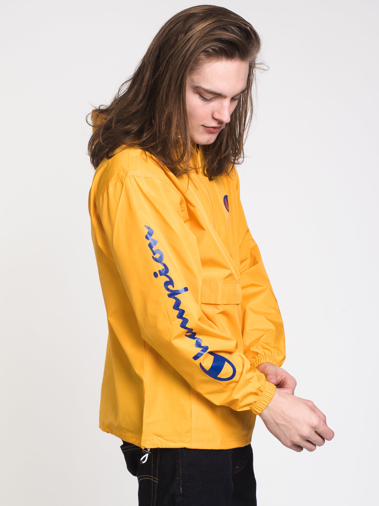 Champion Packable Lightweight Logo Jacket for Men & Women - Waterproof Windbreaker for Outdoor Hiking, Travel & Daily Wear - Clearance Sale